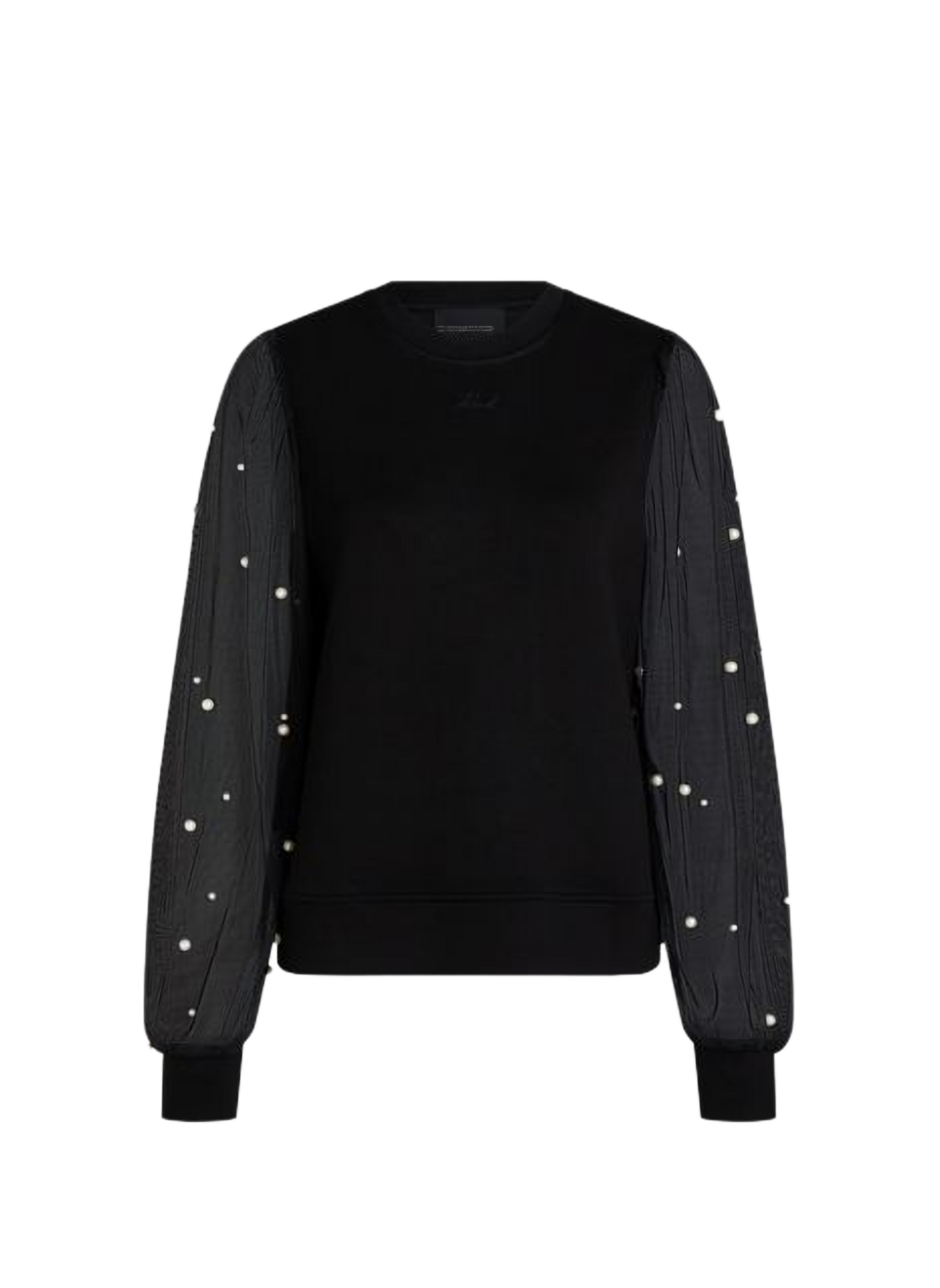 Ronde hals sweater KARL LAGERFELD Zwart