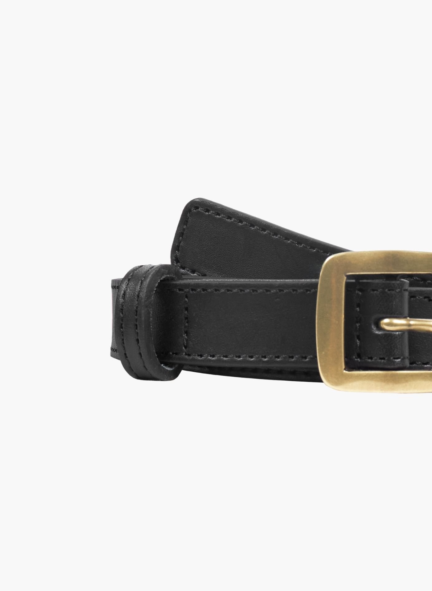 Ceinture alix cuir JULES & JENN Noir