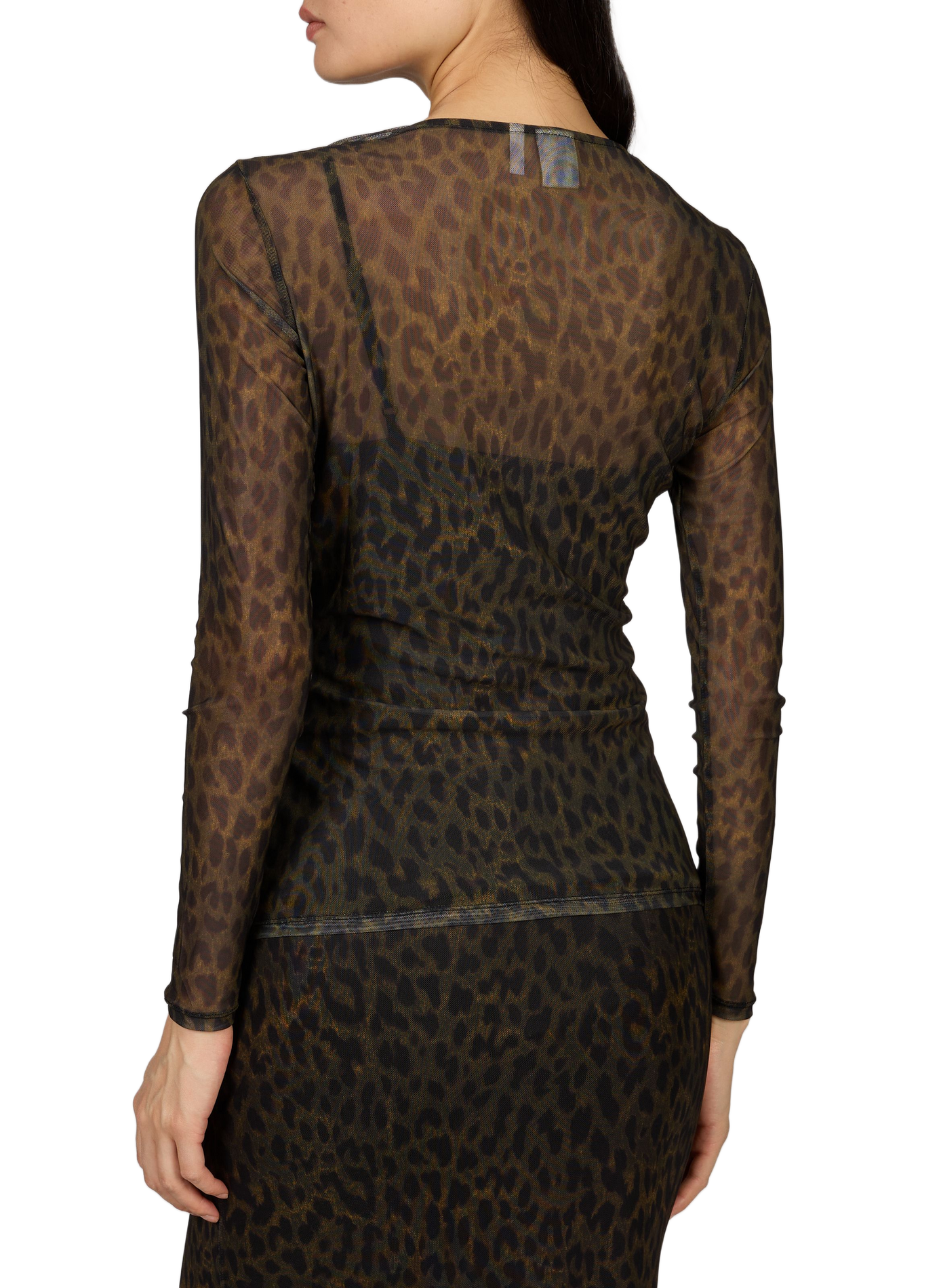 Top ROUMESSA animal print ROUGE EDIT Brown