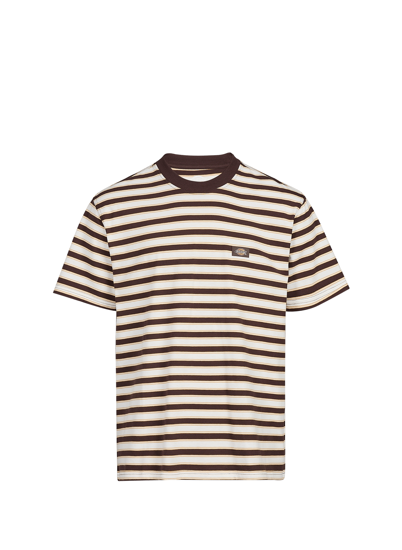 Rundhals gestreiftes T-Shirt DICKIES Braun