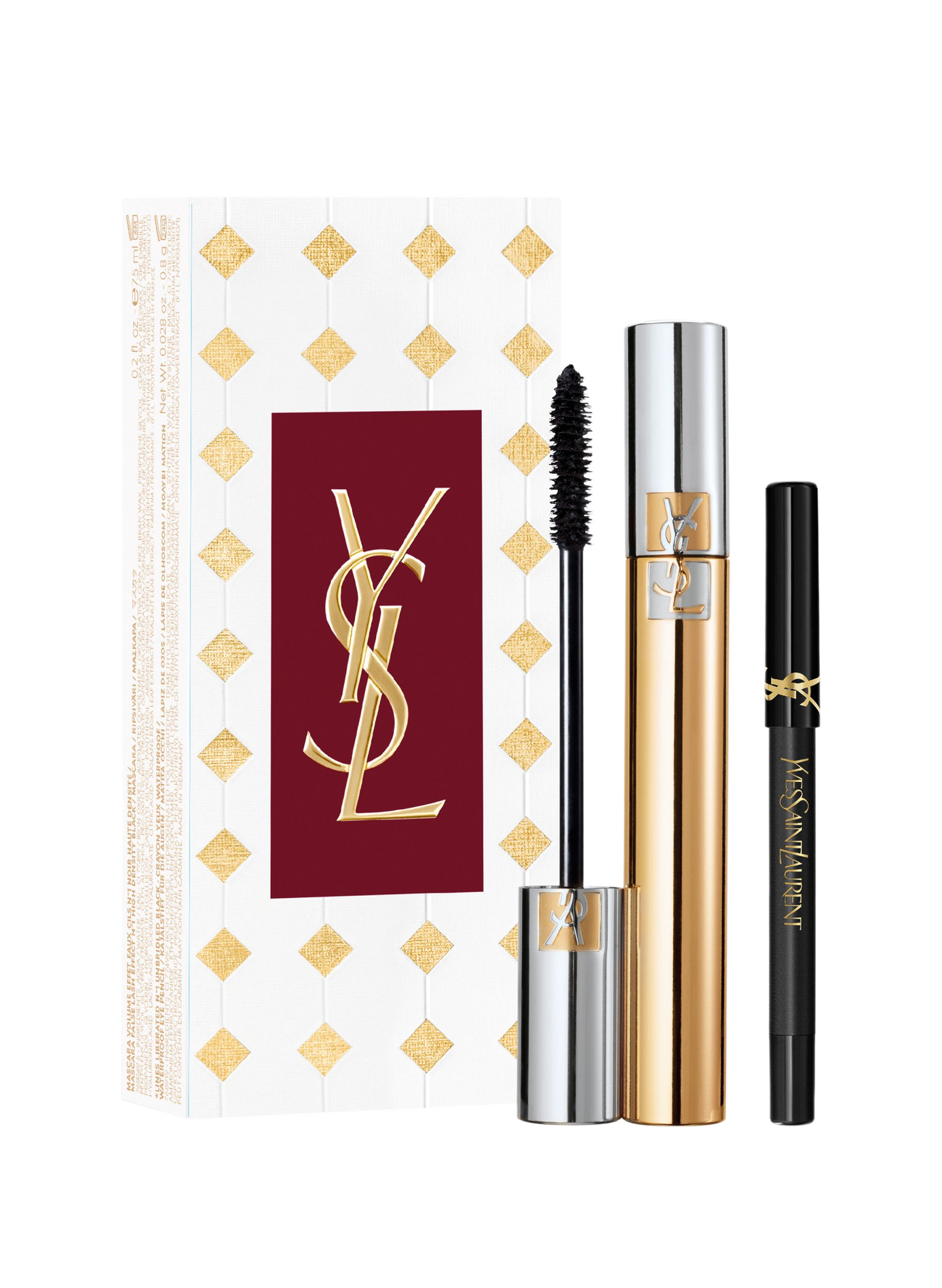 Wimperntusche Volume Effet Faux Cils - Geschenkset für Augen Make-up YVES SAINT LAURENT 01 noir haute densité