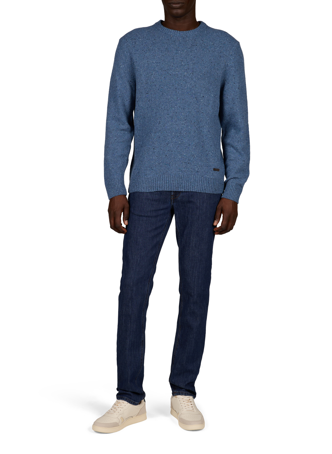 Straight wool blend sweater GANT Blue