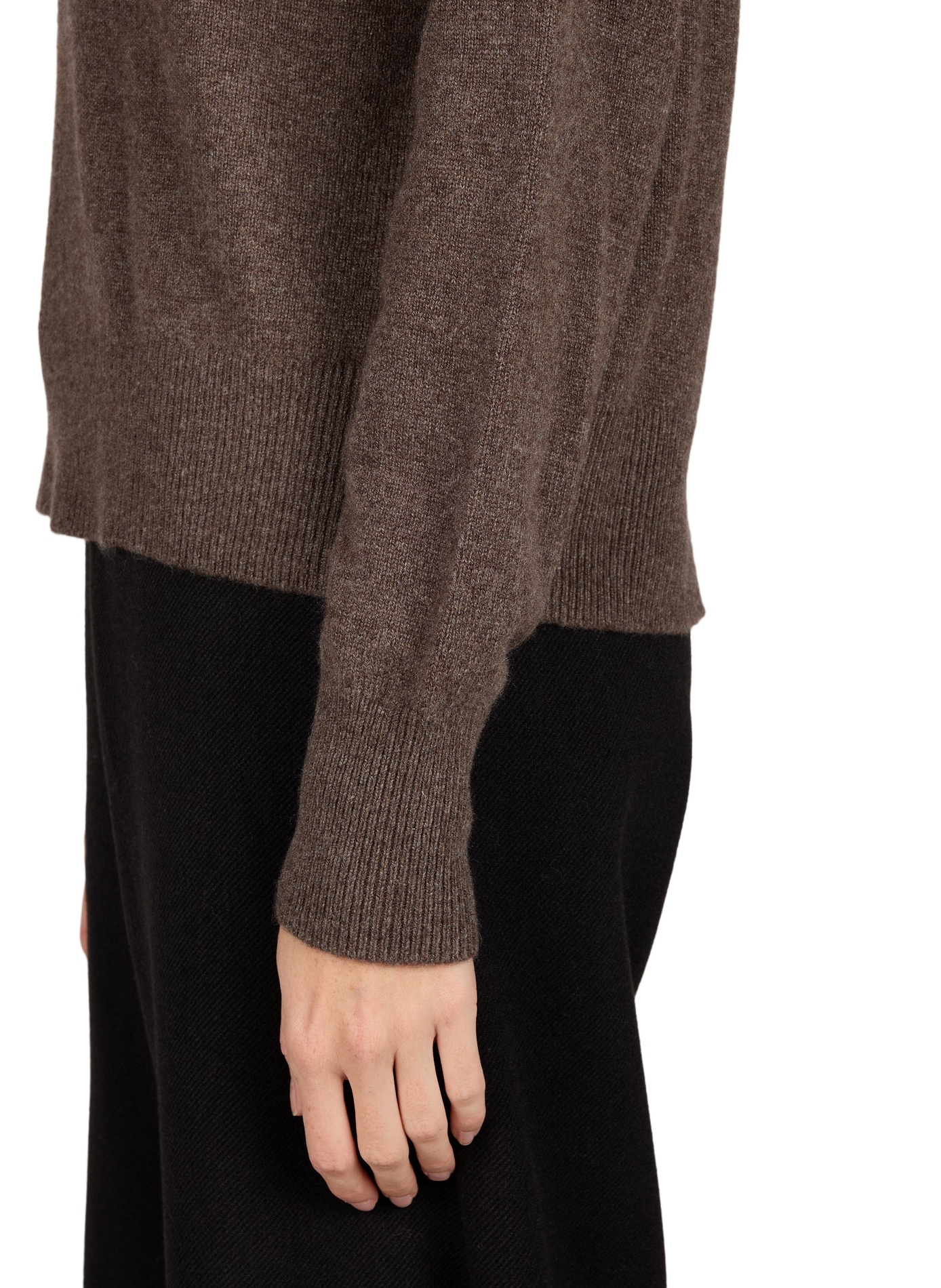 Oversized V-neck cashmere sweater MAX MARA WEEK END Brown