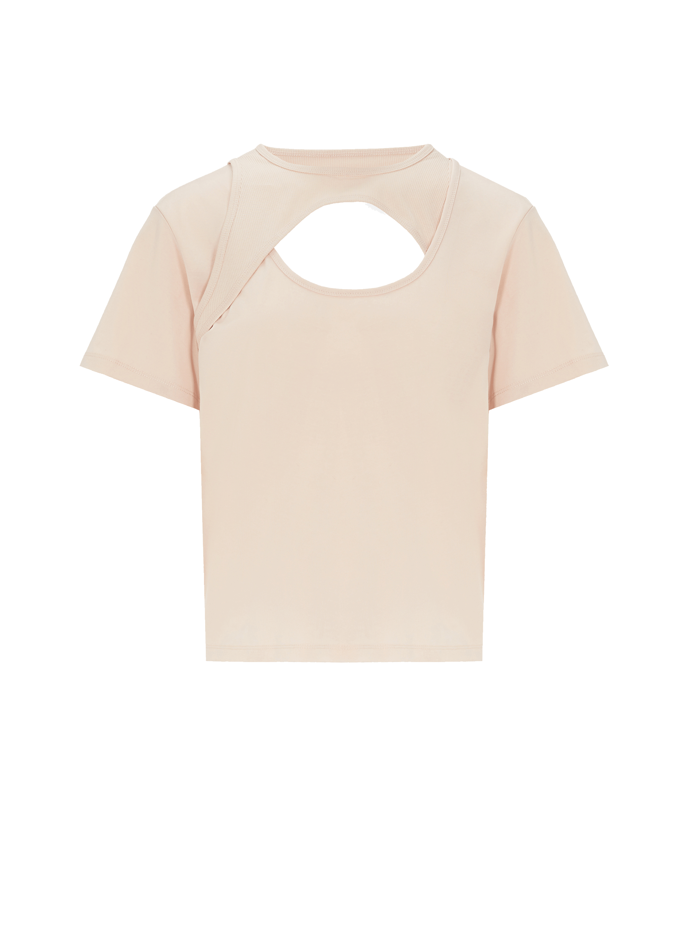 T-shirt à découpes