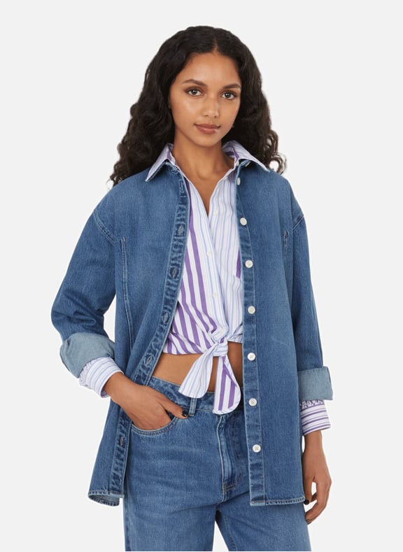 Denim shirt Blue by SAISON 1865 SAISON 1865 Denim shirt Blue