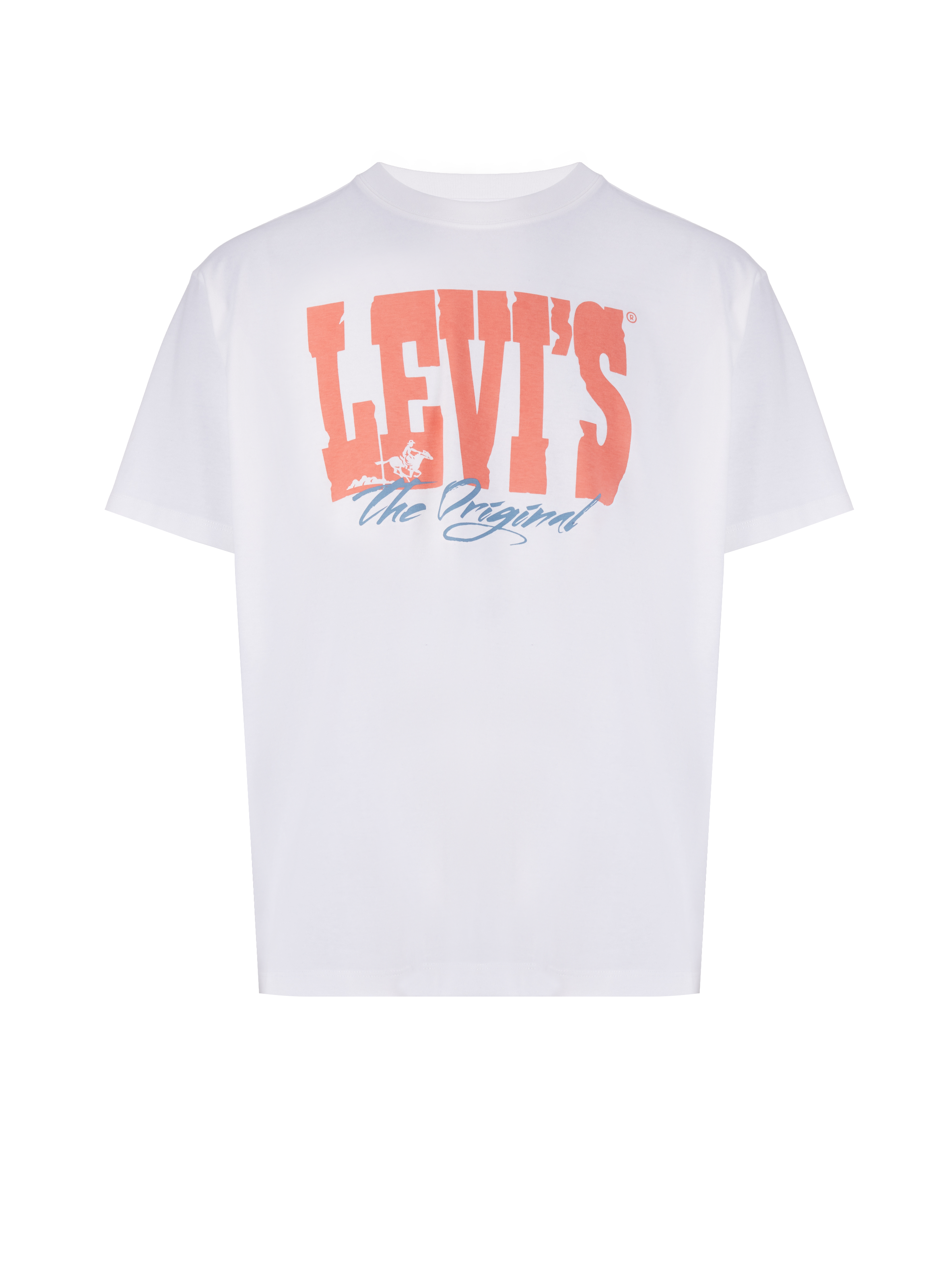T-shirt imprimé en coton  LEVI'S Blanc