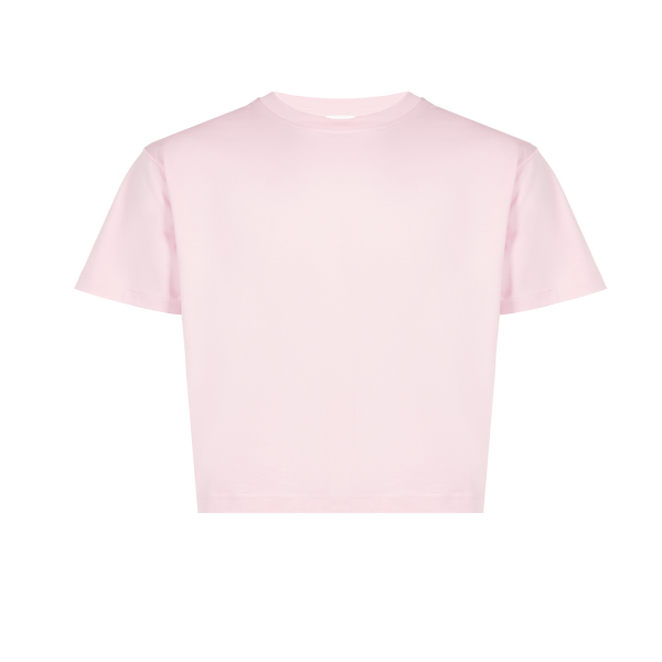 Shop Closed Patchwork-effect Cotton T-shirt In Pink