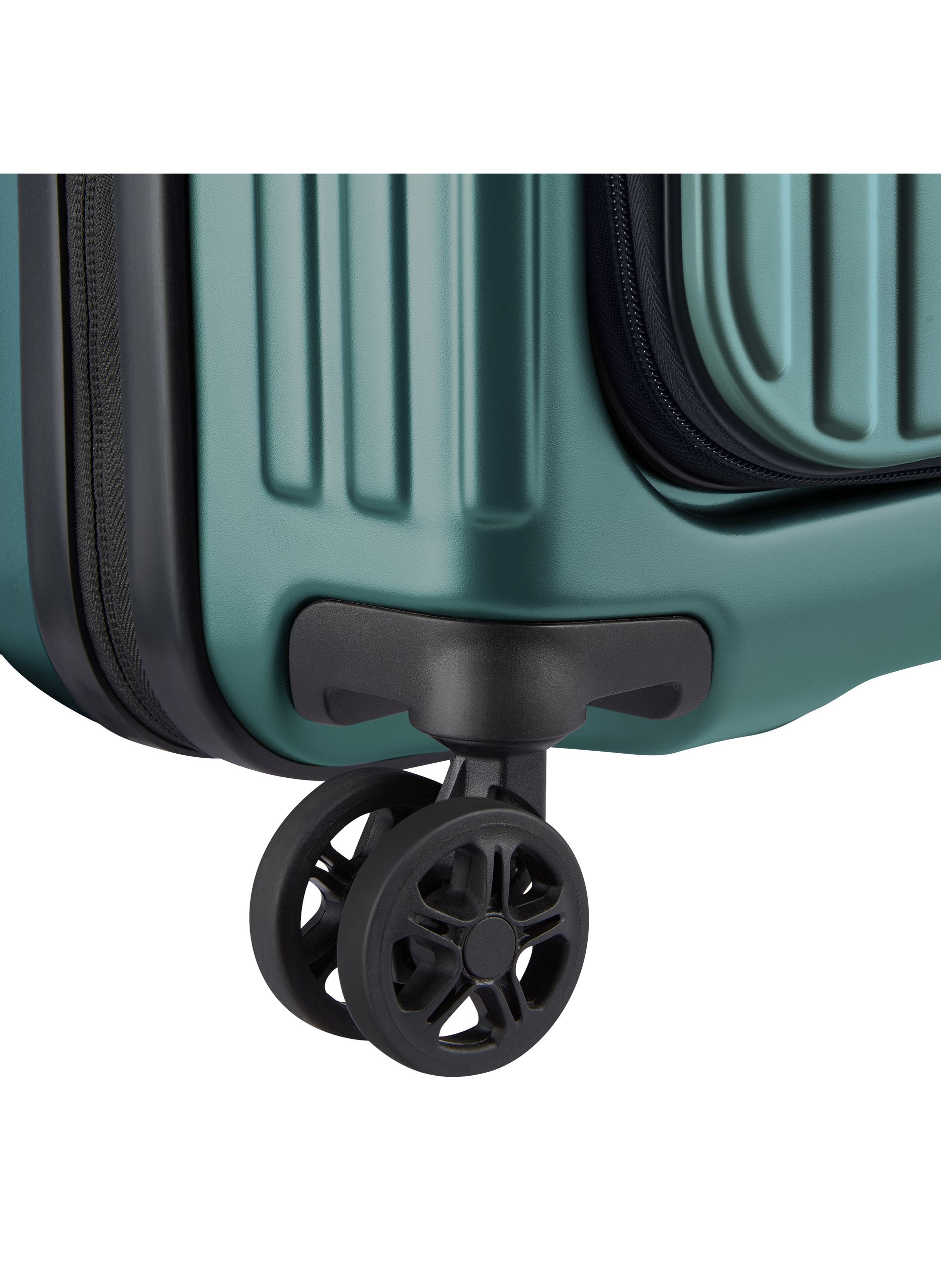 Valise cabine rigide taille s - securitime zip DELSEY PARIS Vert