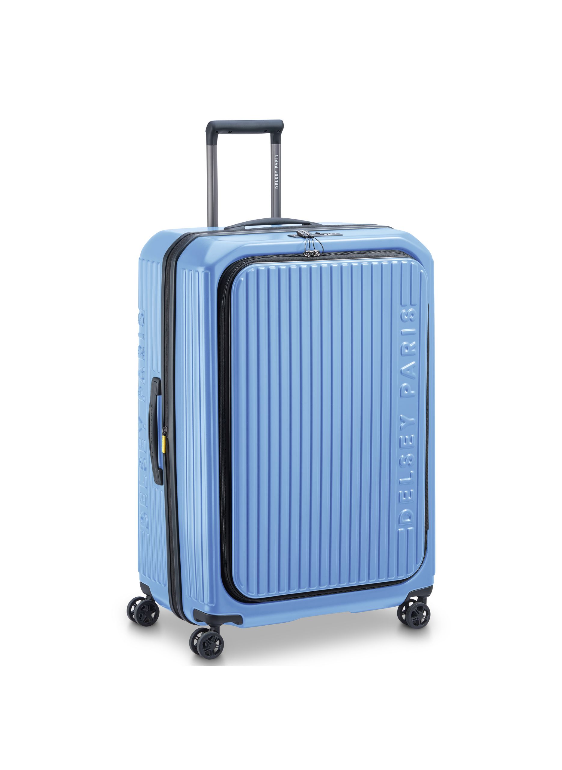 Valise soute rigide taille xl - securitime zip DELSEY PARIS Bleu