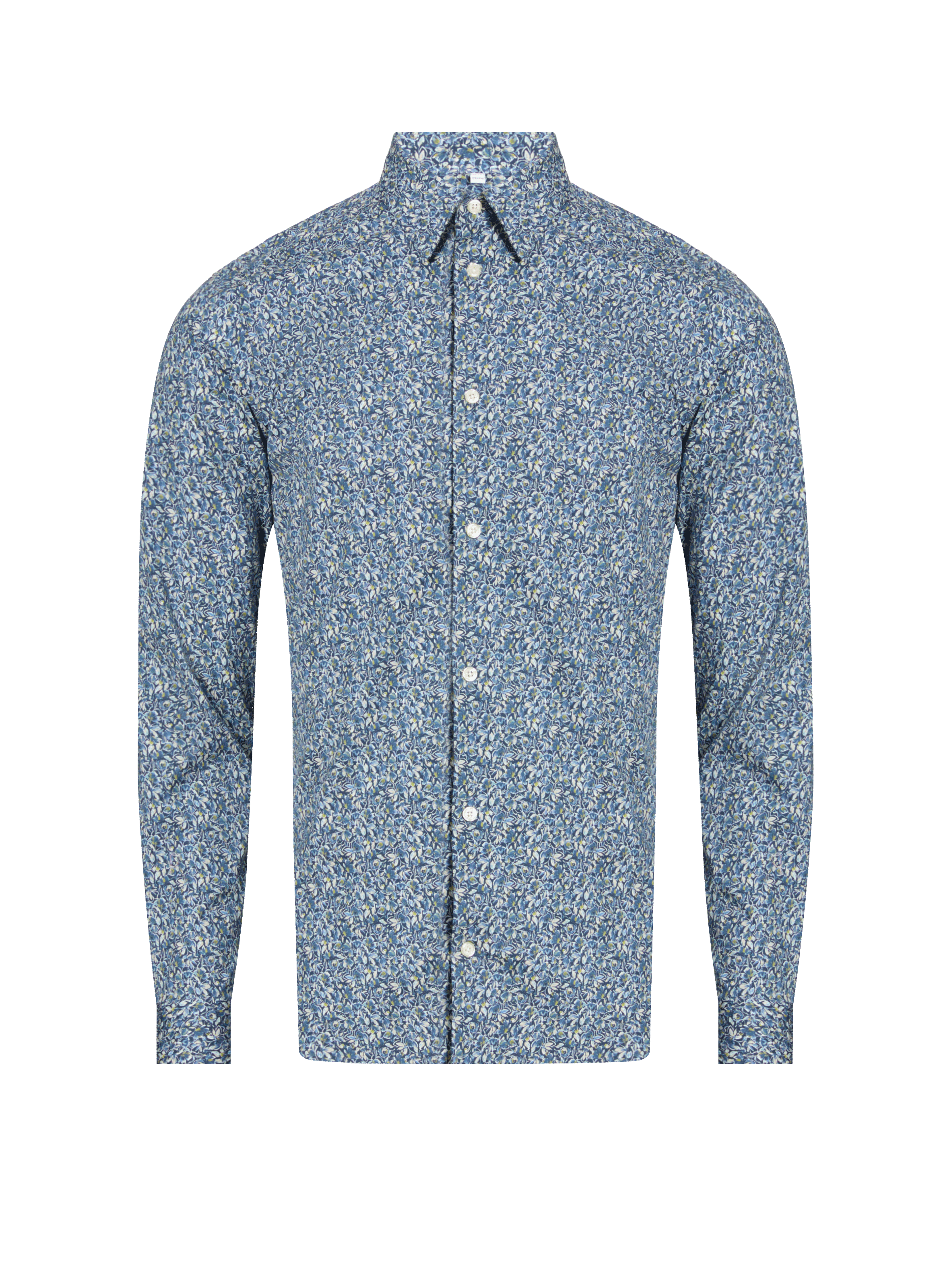 AU PRINTEMPS PARIS Chemise imprimée  Bleu