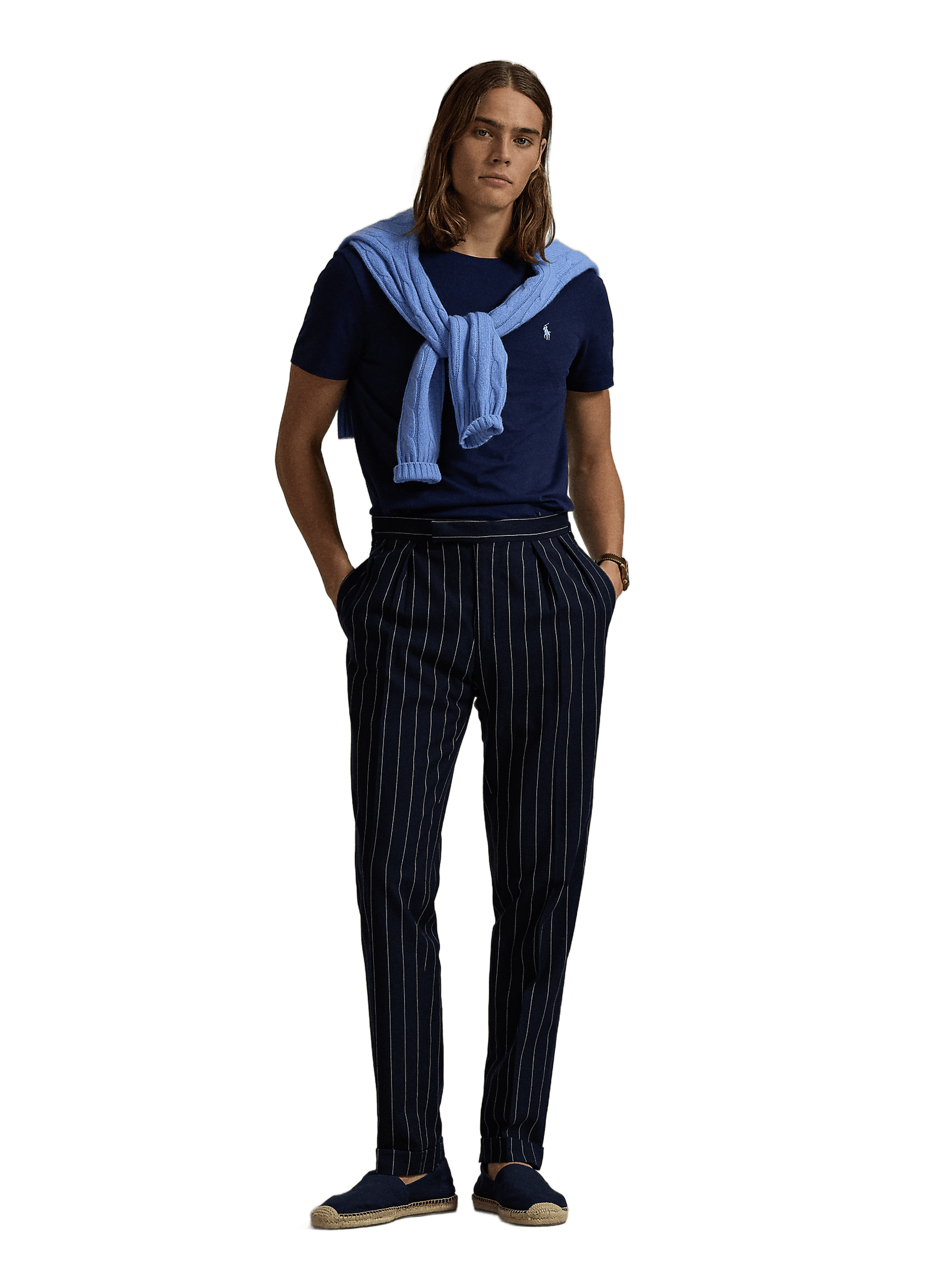 T-shirt en coton Bleu