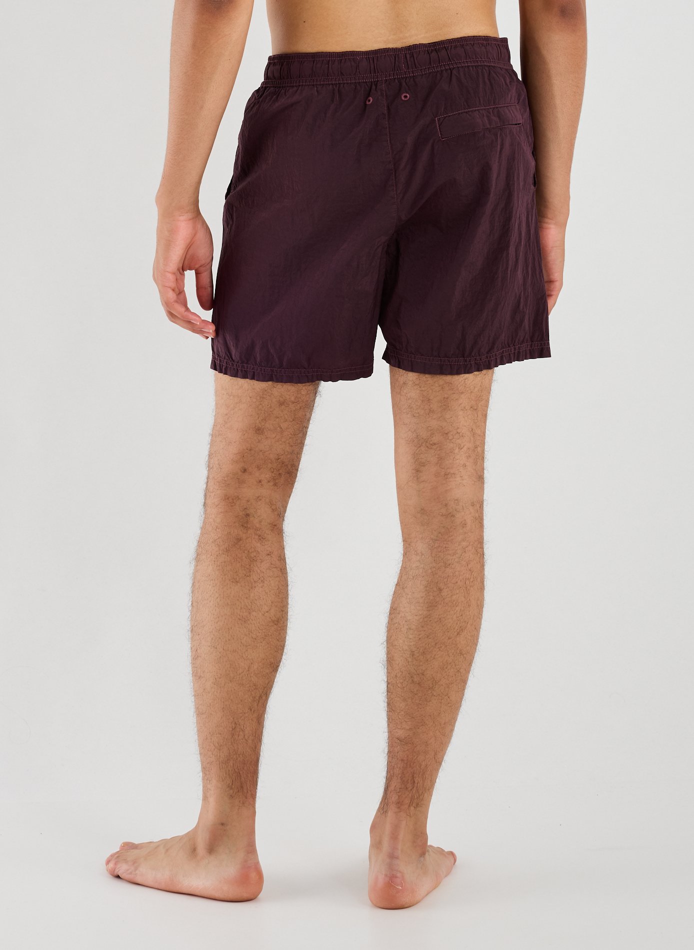 Short de bain  STONE ISLAND Rouge