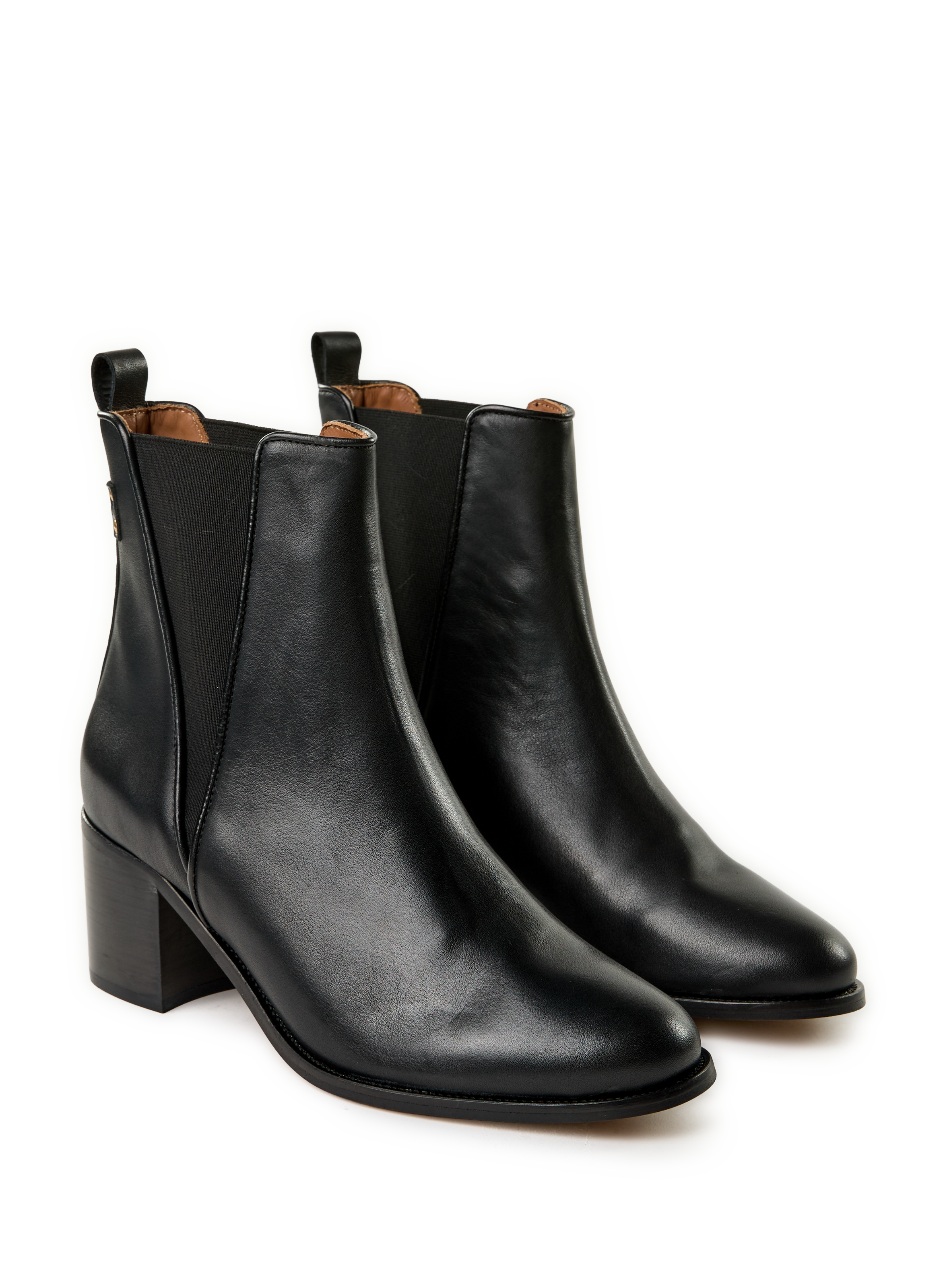 Bottines Esme en cuir MAISON TOUFET Noir