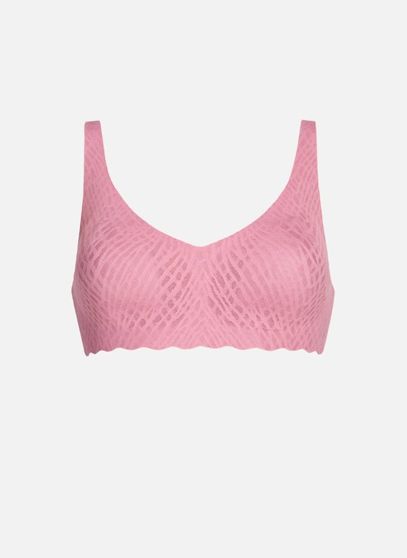 Zero Feel Bliss Bra Pink by SLOGGI SLOGGI Zero Feel Bliss Bra Pink