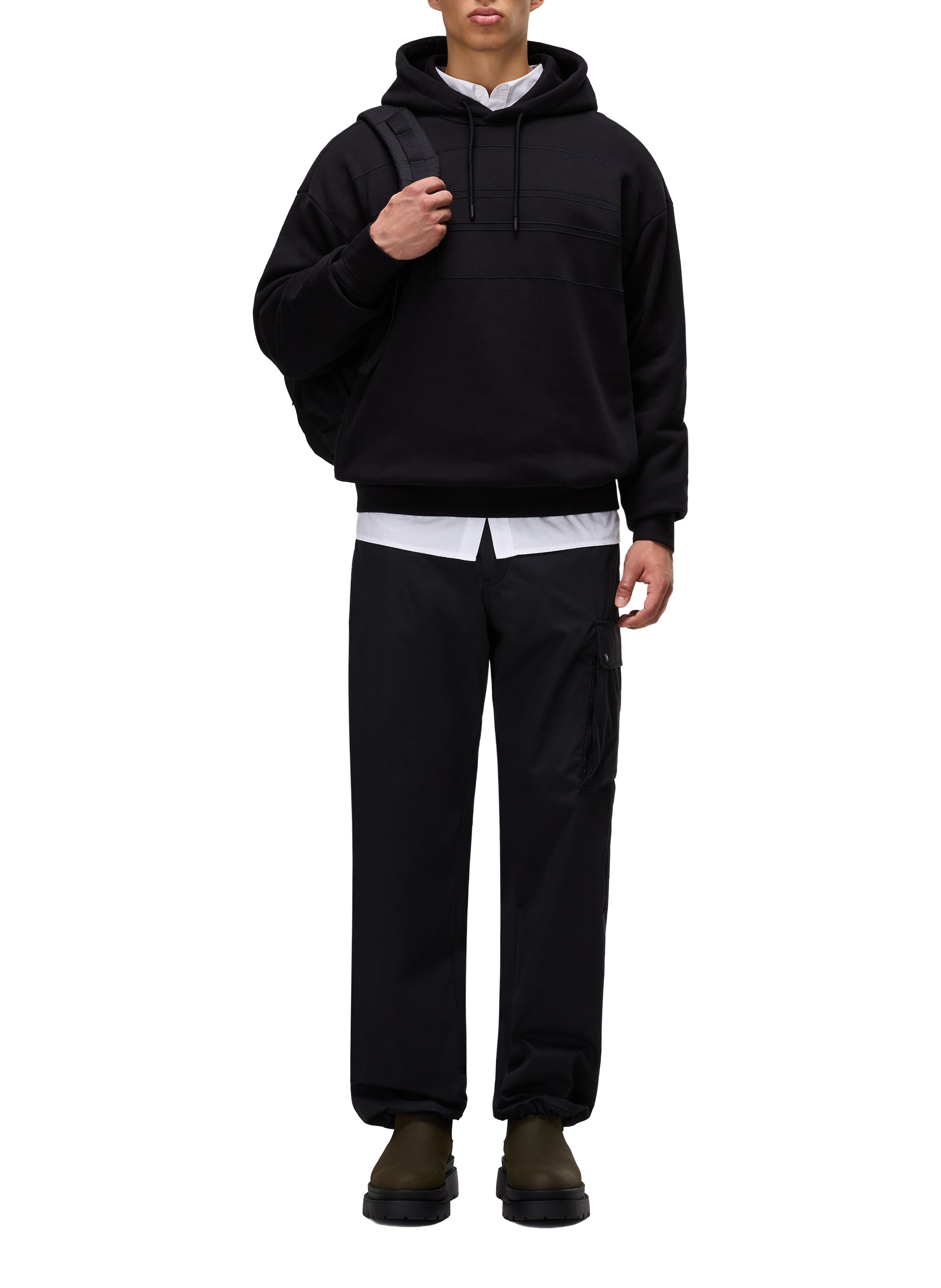 Cotton hoodie NAPAPIJRI Black