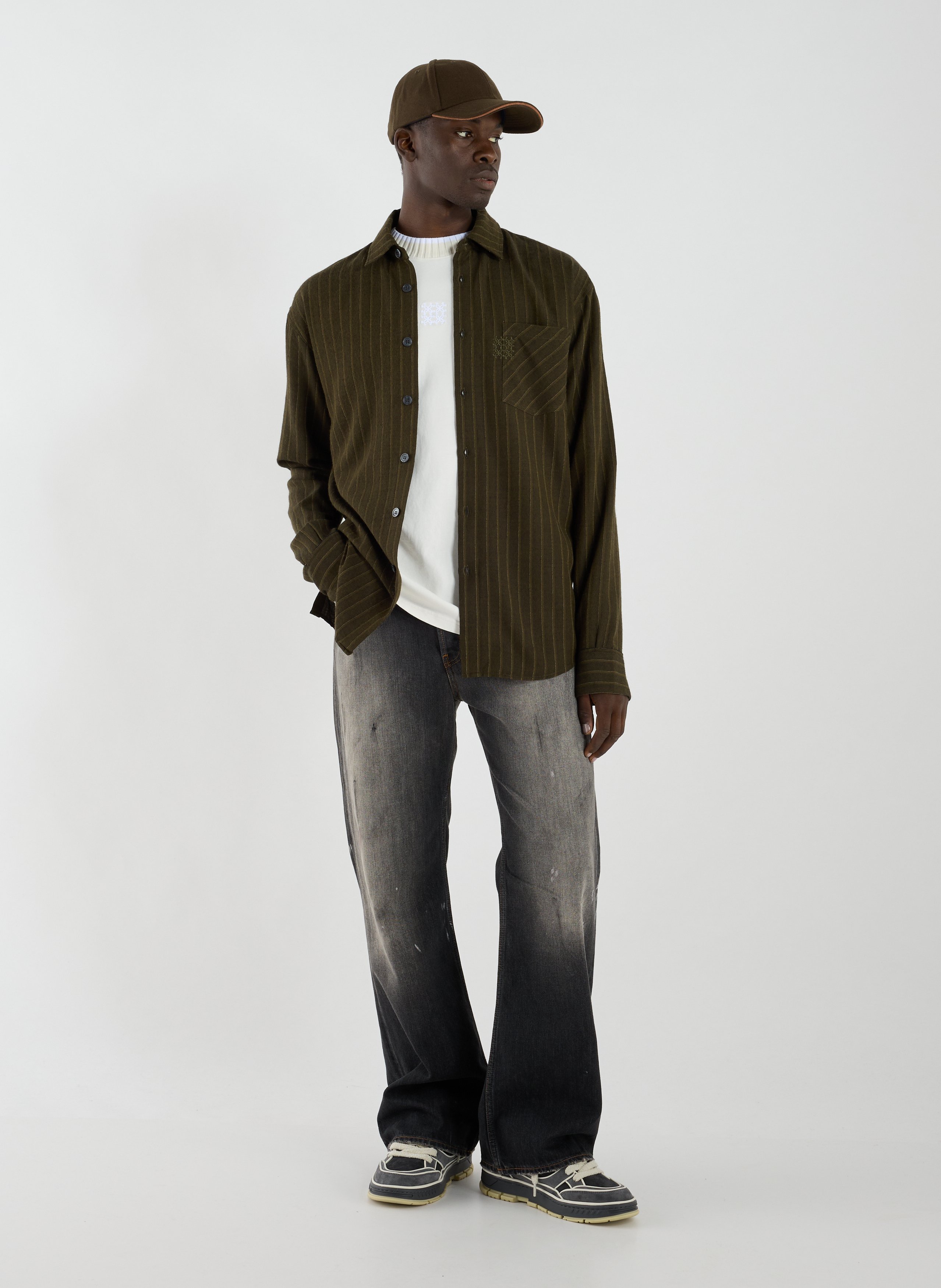 Striped shirt CALEB Brown