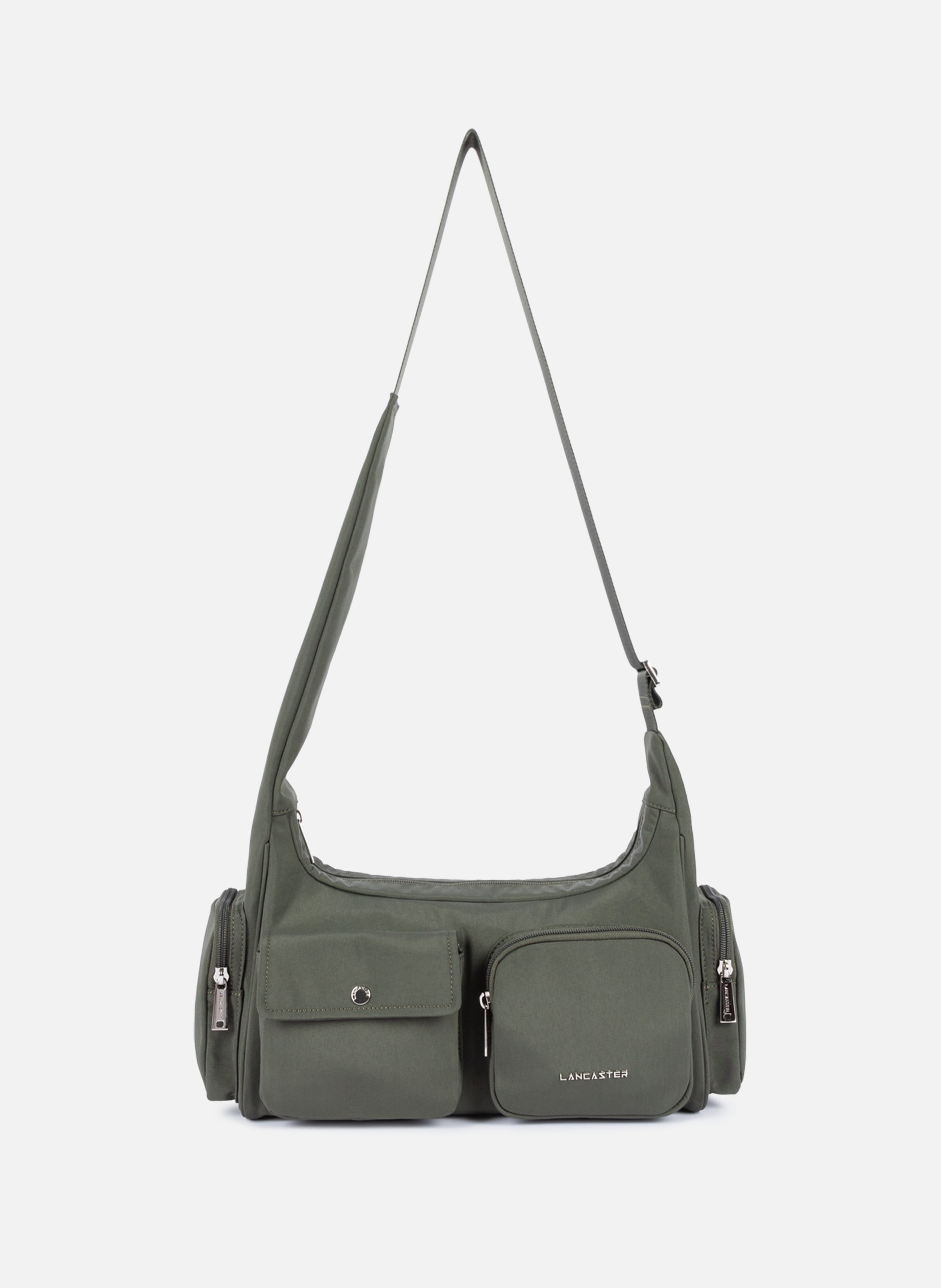 LANCASTER Shoulder bag - Basic Pocket Khaki