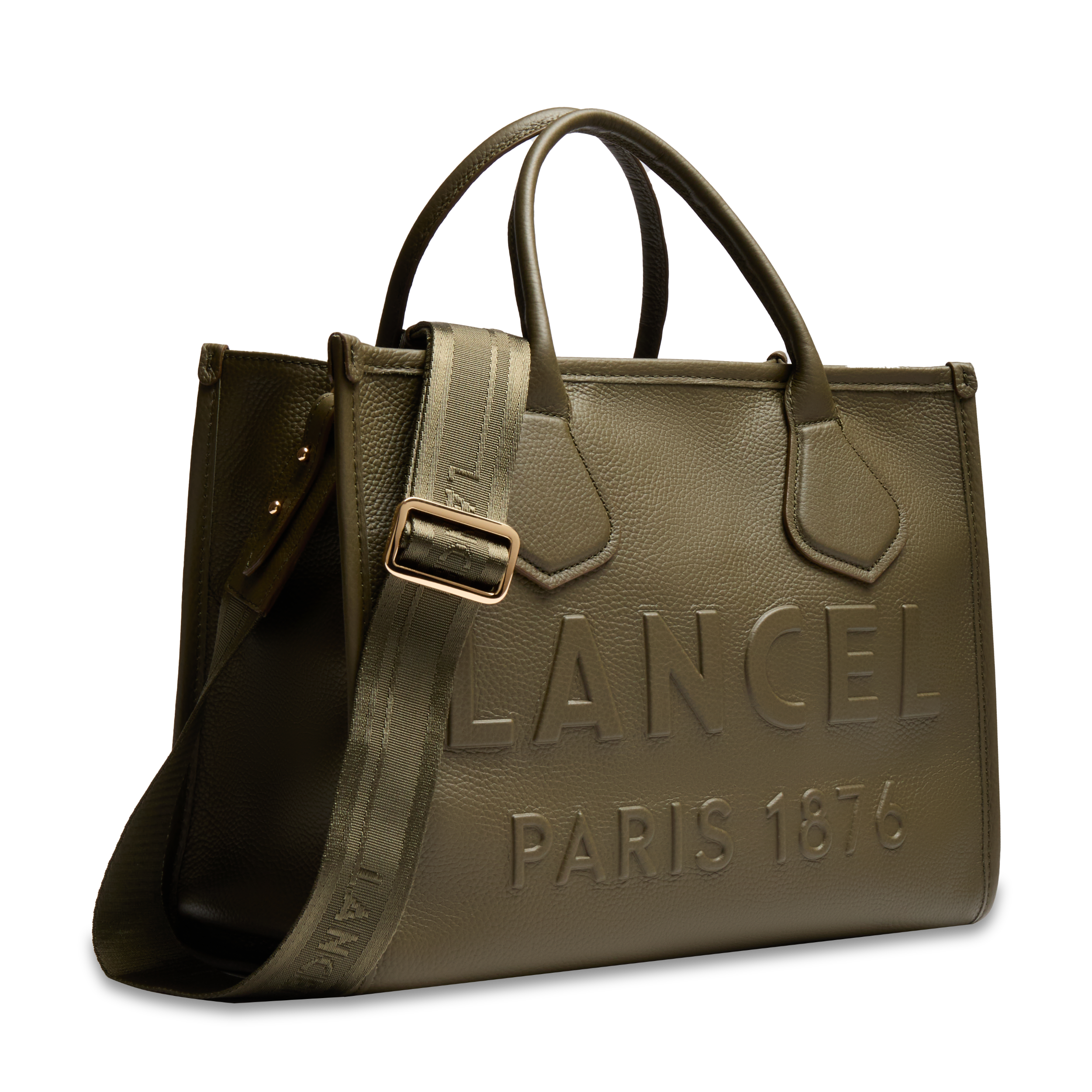 Cabas zippé m - jour de lancel LANCEL Vert