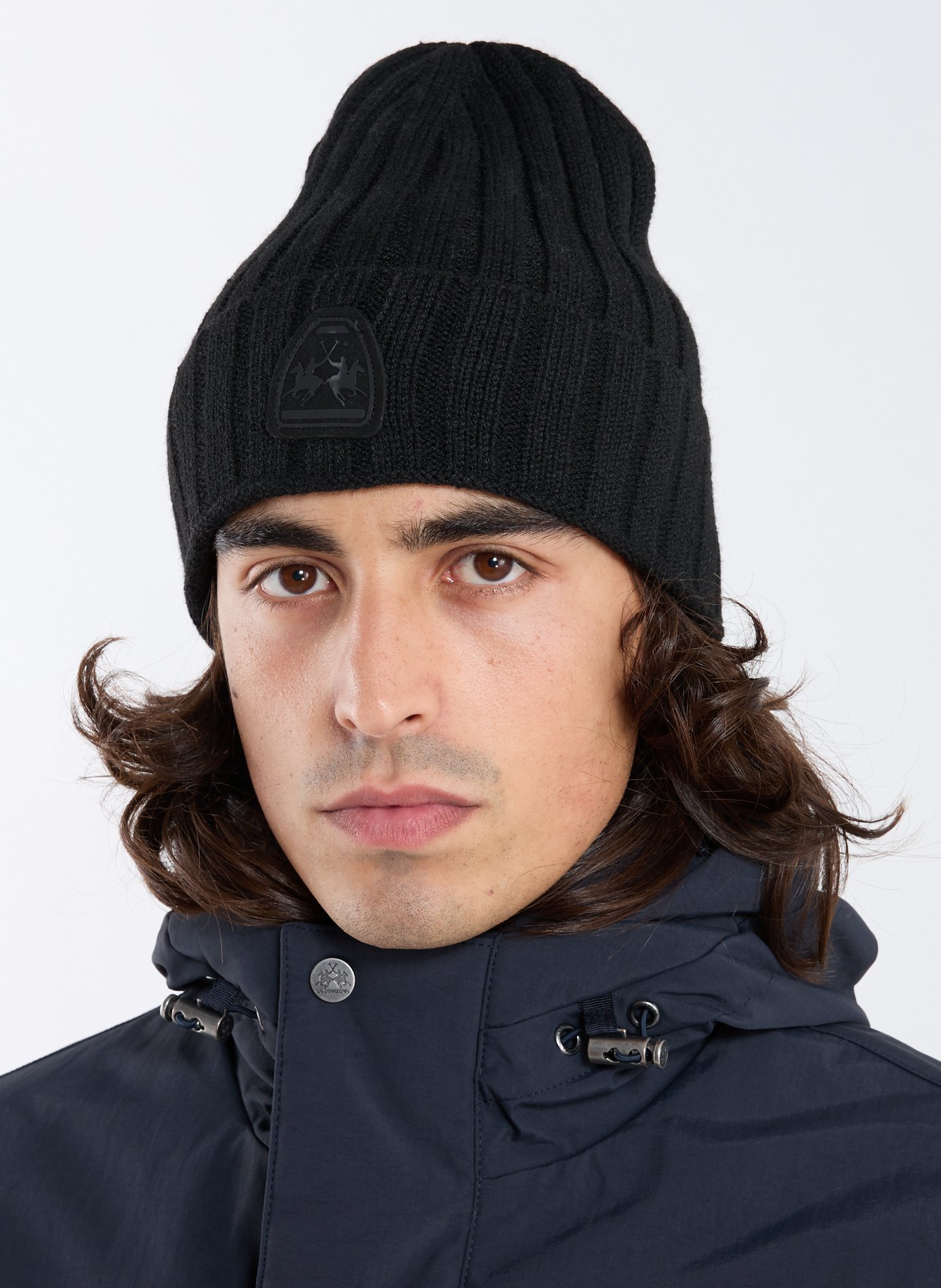 Bonnet à logo LA MARTINA Noir