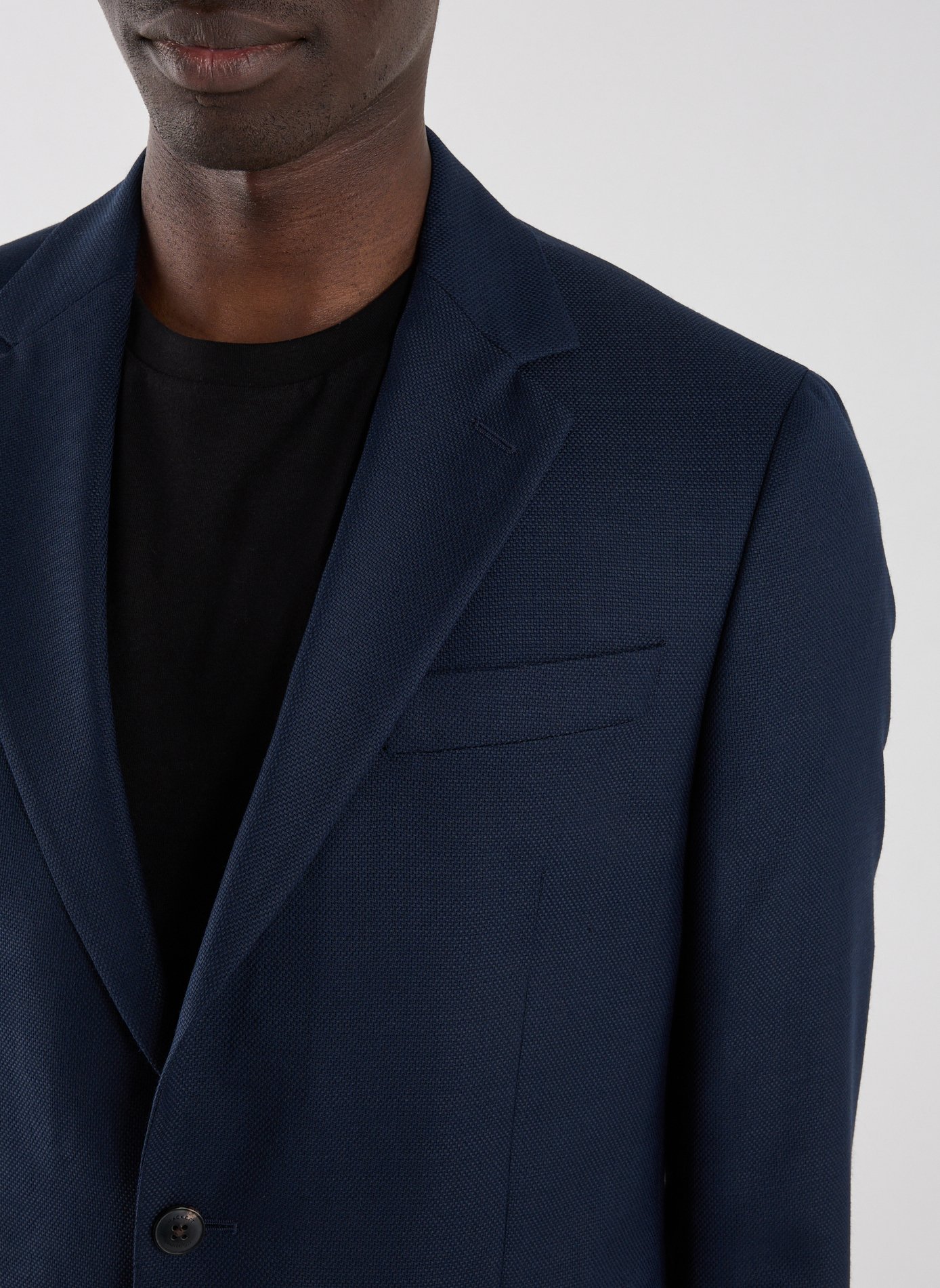 Blazer in blended wool. HACKETT Blue