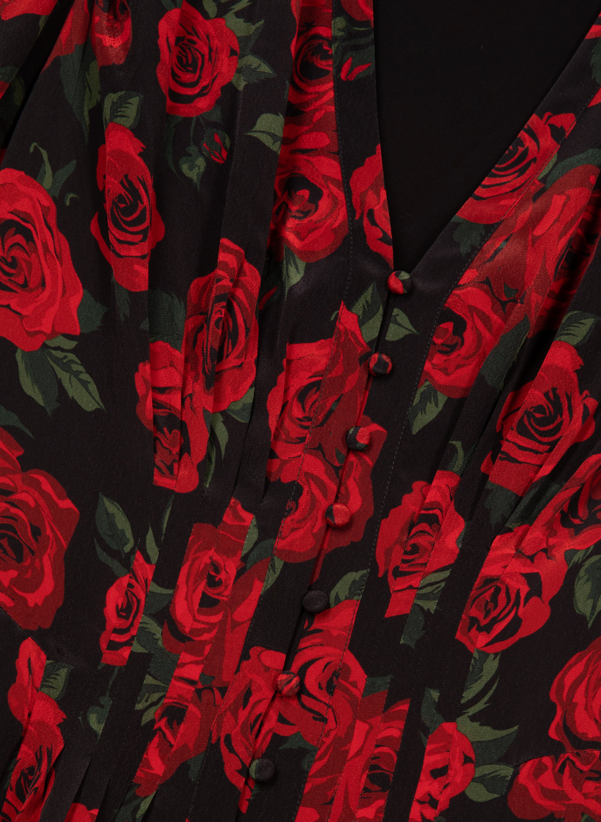 Robe courte imprimé fleuri THE KOOPLES Noir