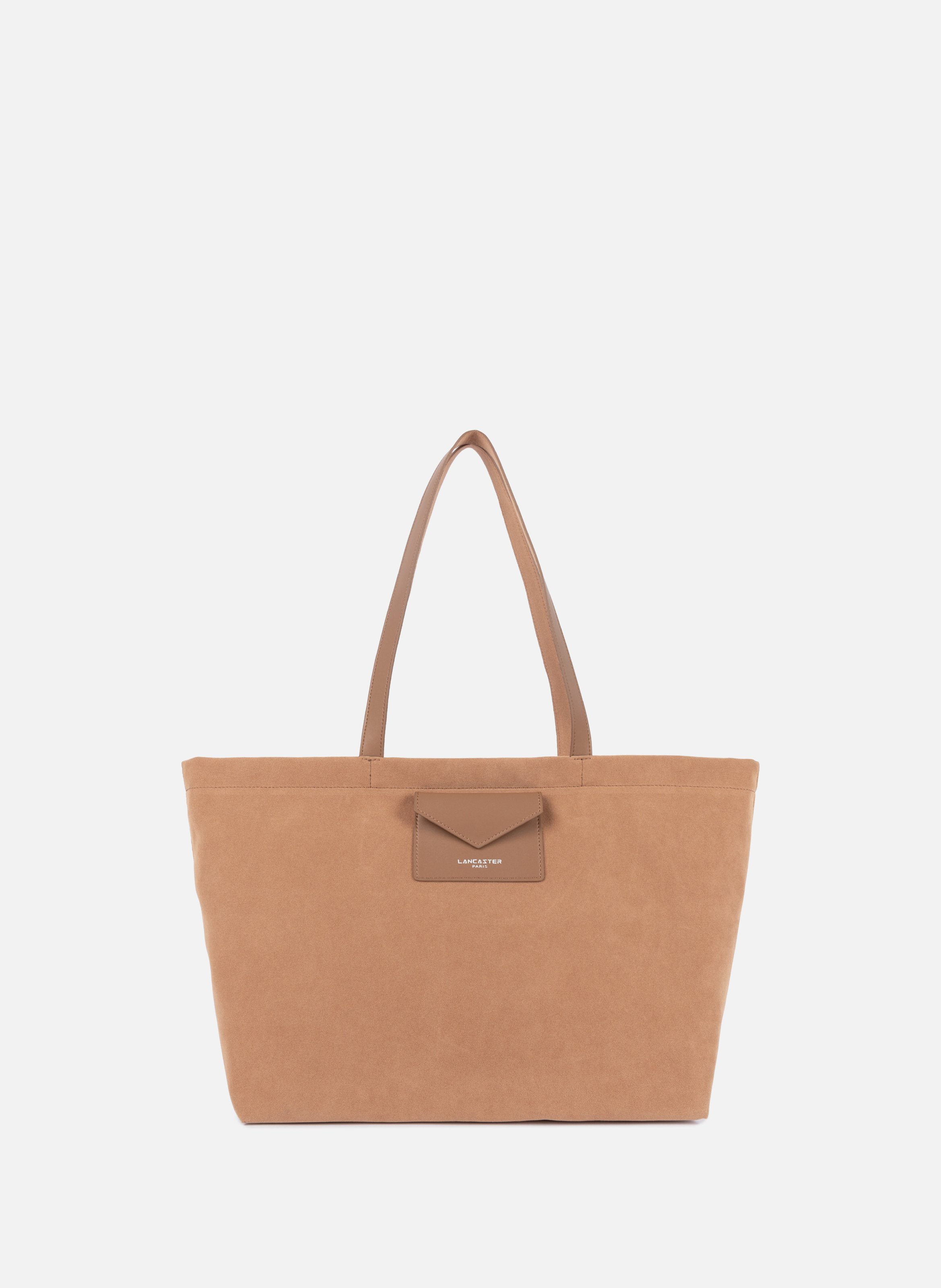 LANCASTER Large tote bag - Suédine KBA Brown