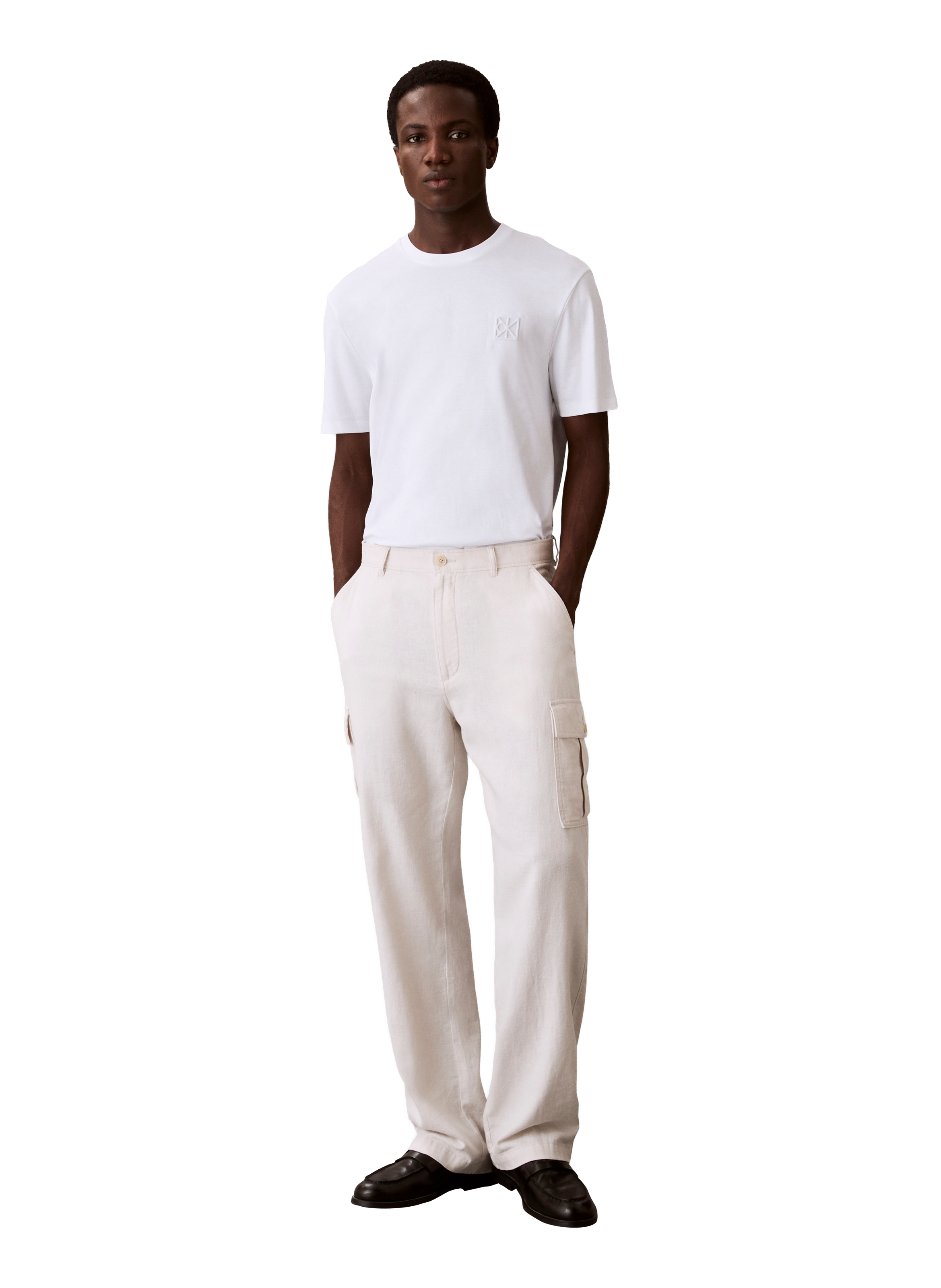 Cotton Logo T-shirt CALVIN KLEIN White