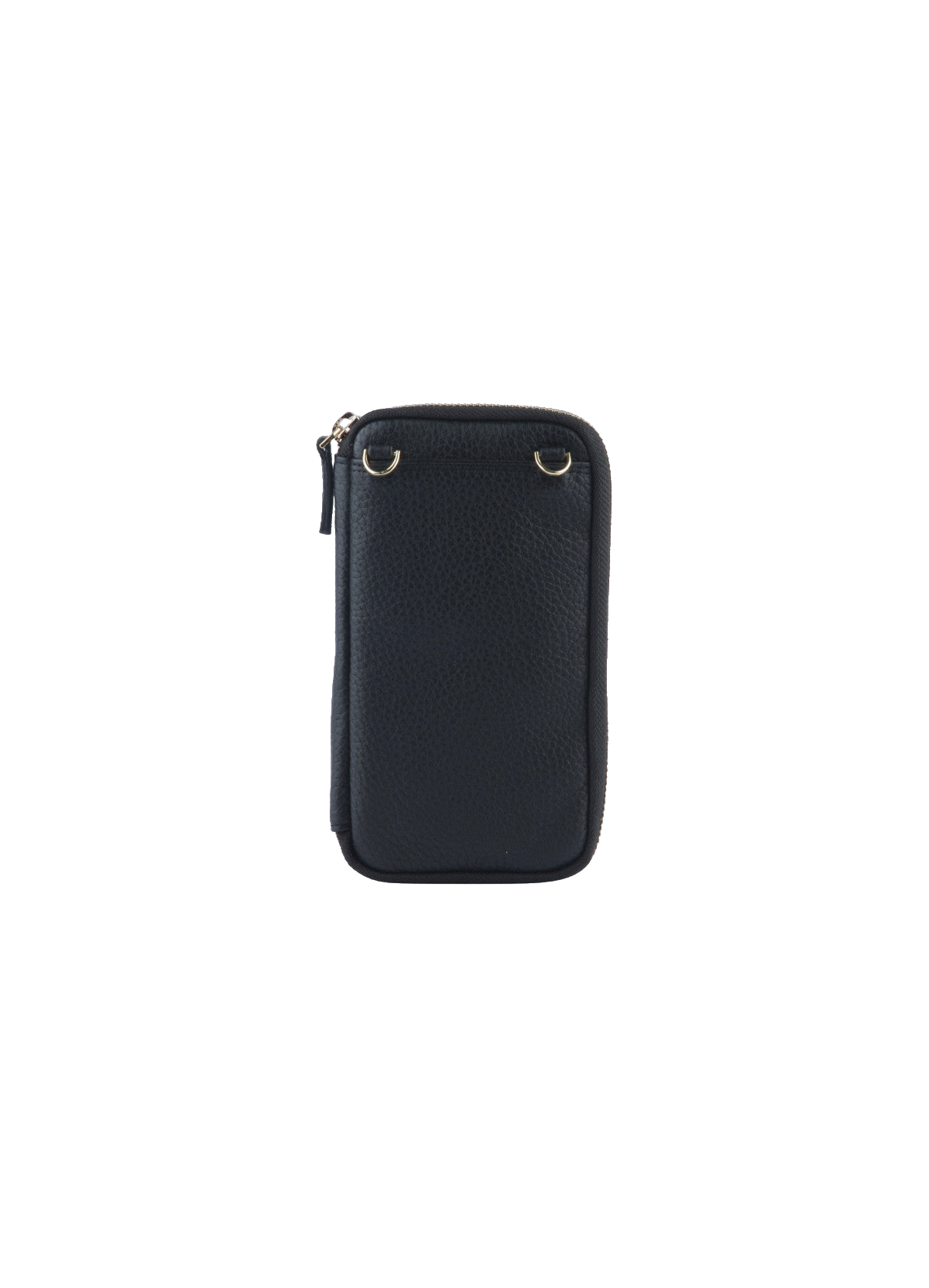 Club | etui téléphone portable en cuir de veau grainé POURCHET Bleu