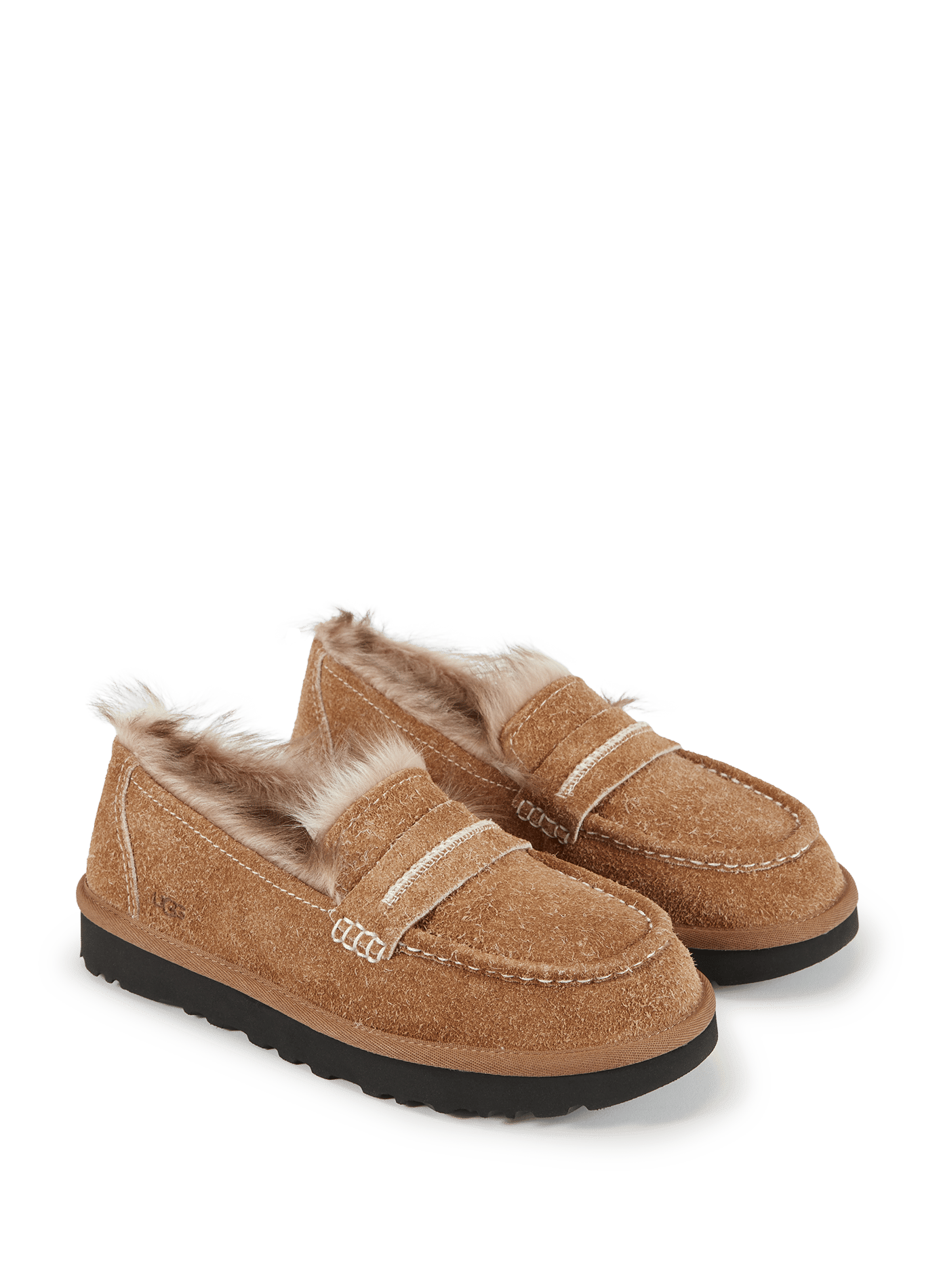 Mocassins Ellis en cuir de vache UGG Marron