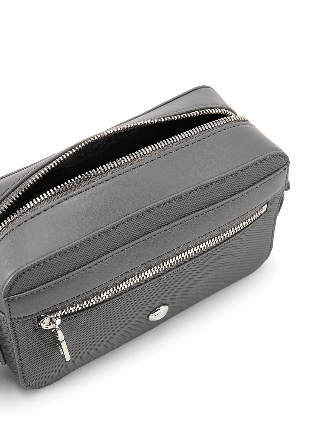 Sac reporter Langon effet piqué LACOSTE Noir