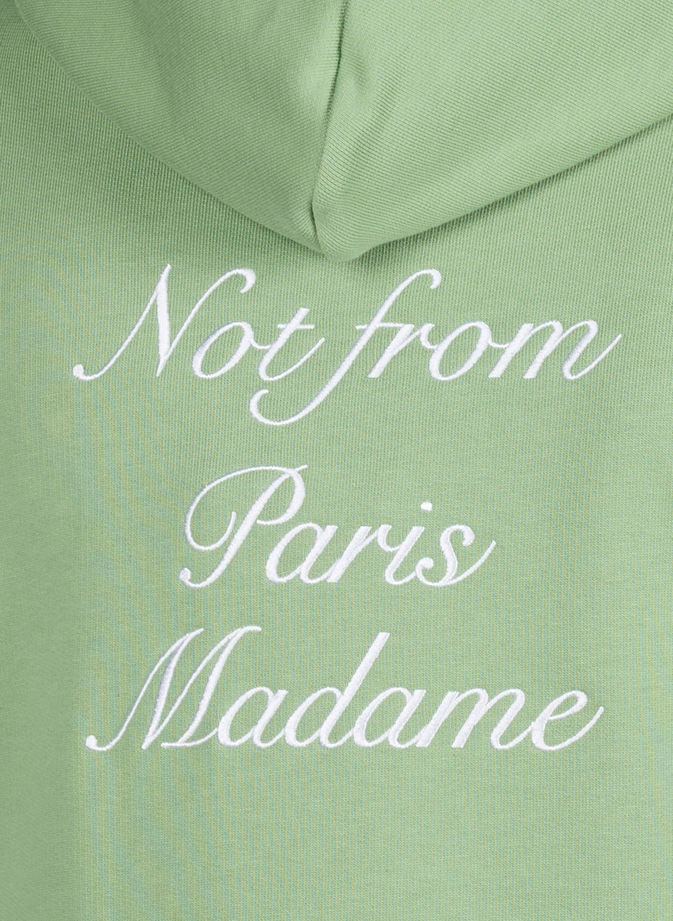 Cotton hoodie DROLE DE MONSIEUR Green