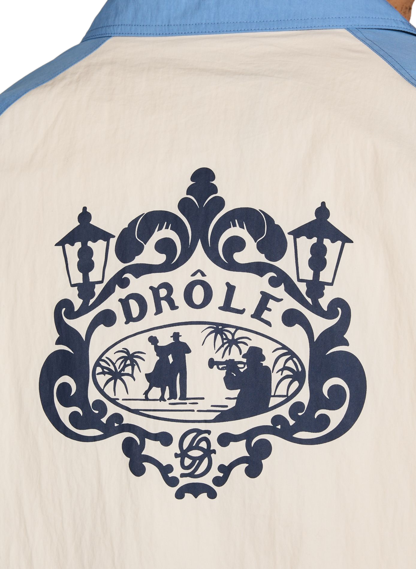 Straight jacket with classic printed collar DROLE DE MONSIEUR Beige