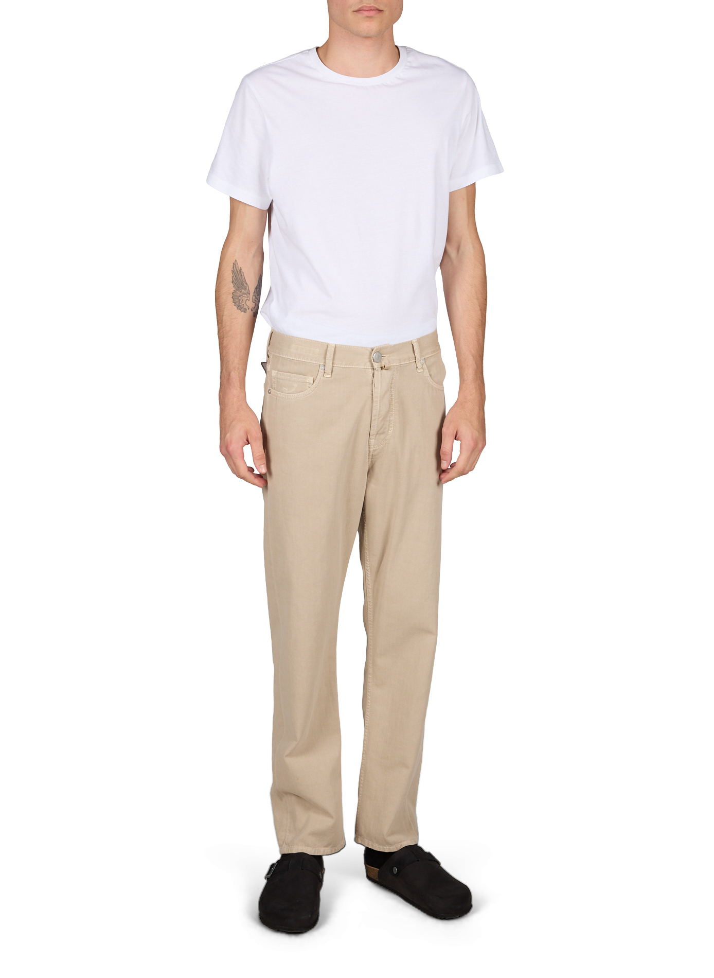 Regular cotton jeans JACOB COHEN Beige