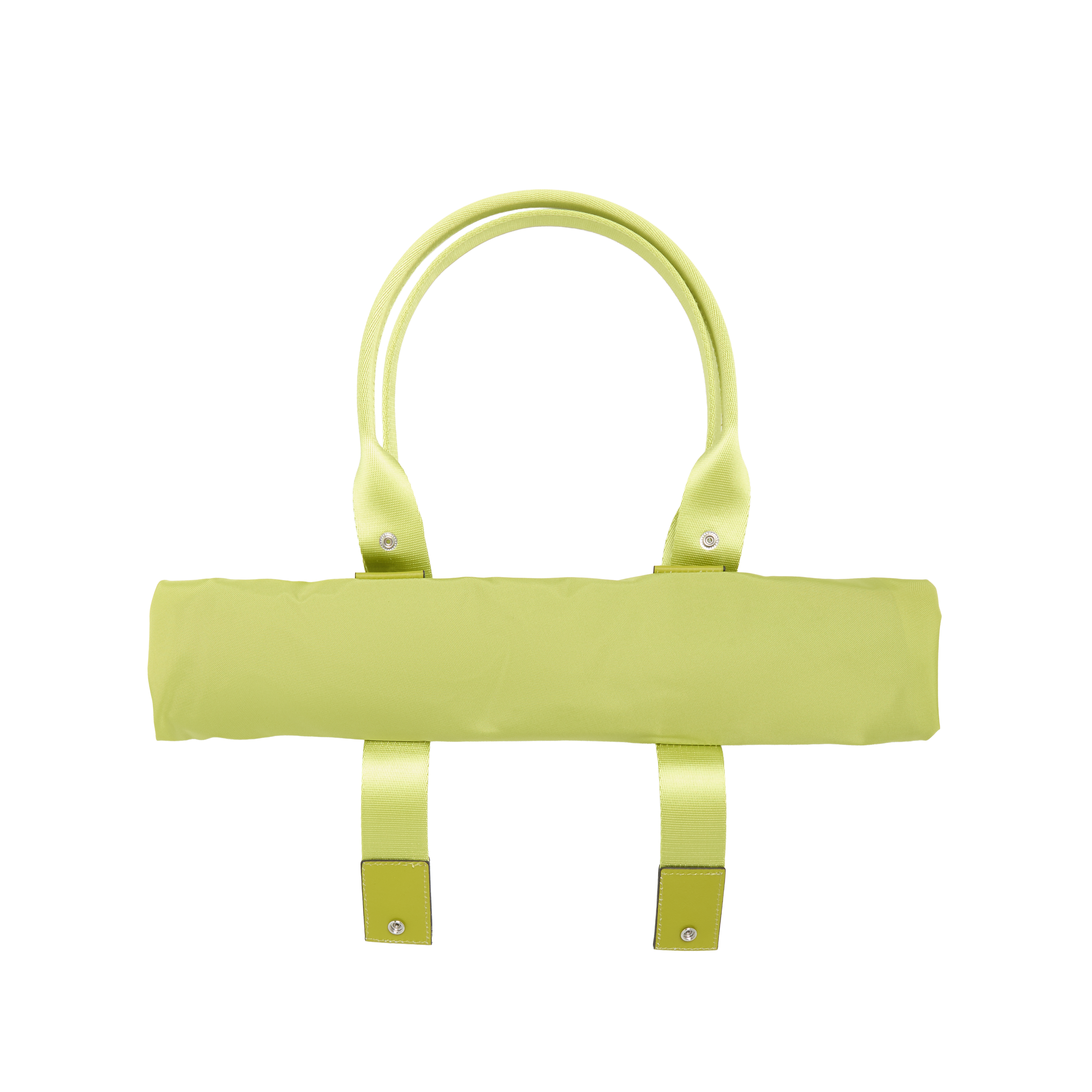 Sac cabas lancel en nylon recyclé et cuir de vachette lisse - tropical, format unique, 43 x 27 x 2 cm LANCEL Vert