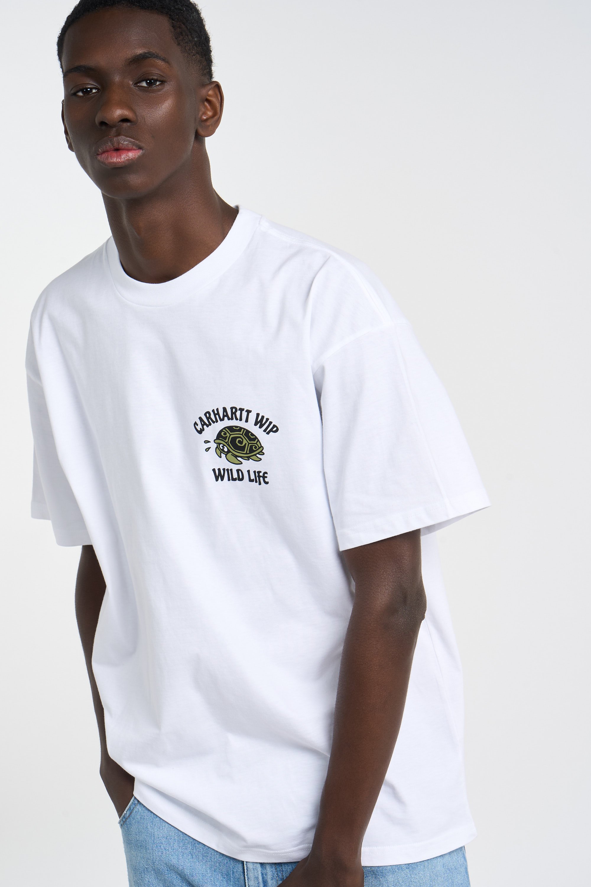 T-shirt s/s wild life t-shirt CARHARTT WIP Blanc