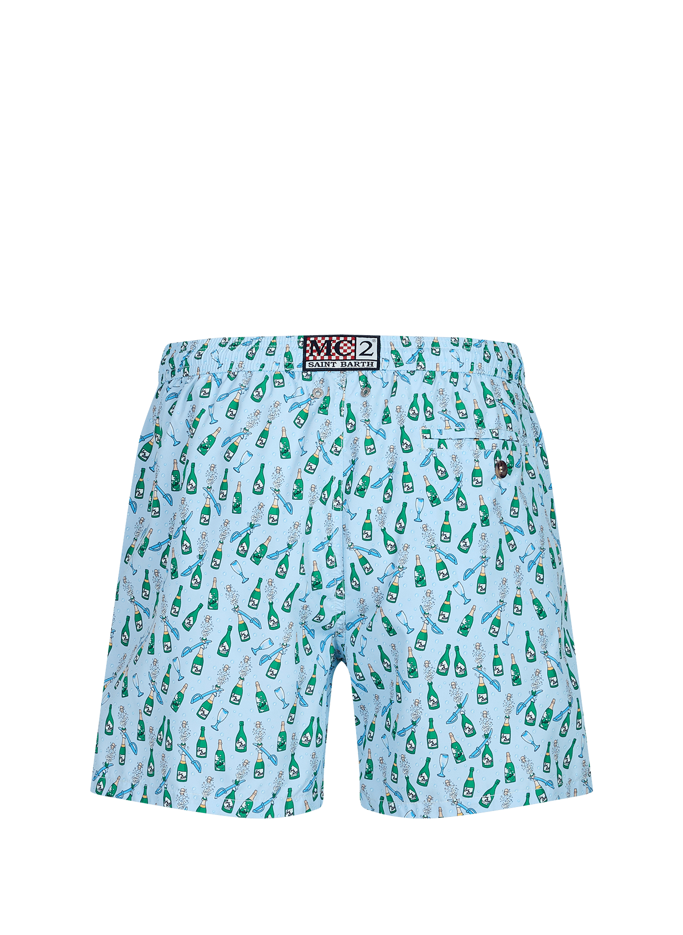 Short de baño estampado Light Fantasy MC2 SAINT BARTH Azul