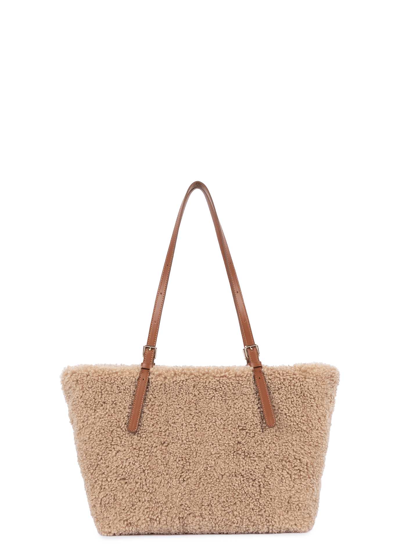 Sac cabas épaule - moumoute LANCASTER Marron