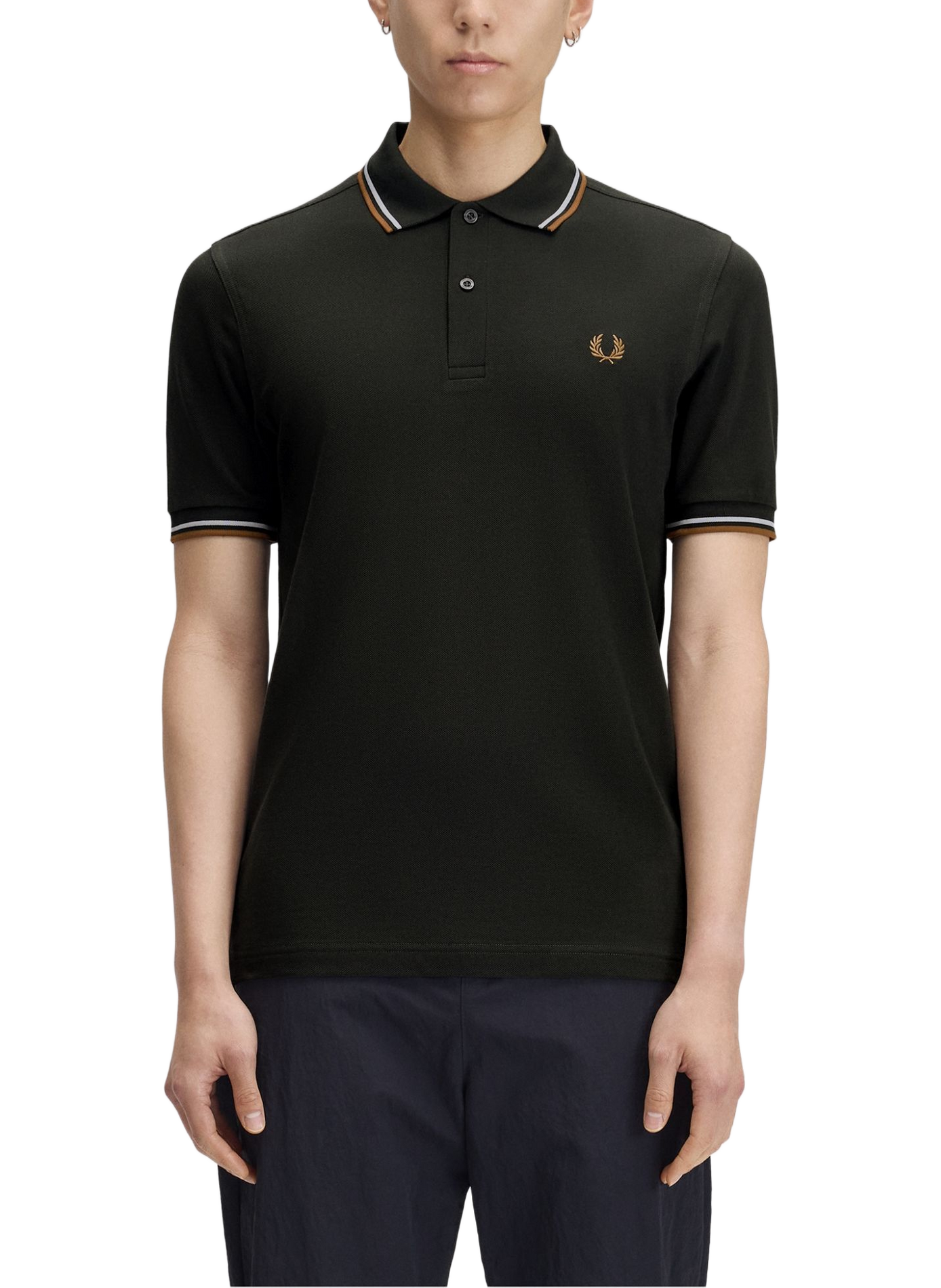 Piqué-Baumwollpolo | Grun FRED PERRY Herren
