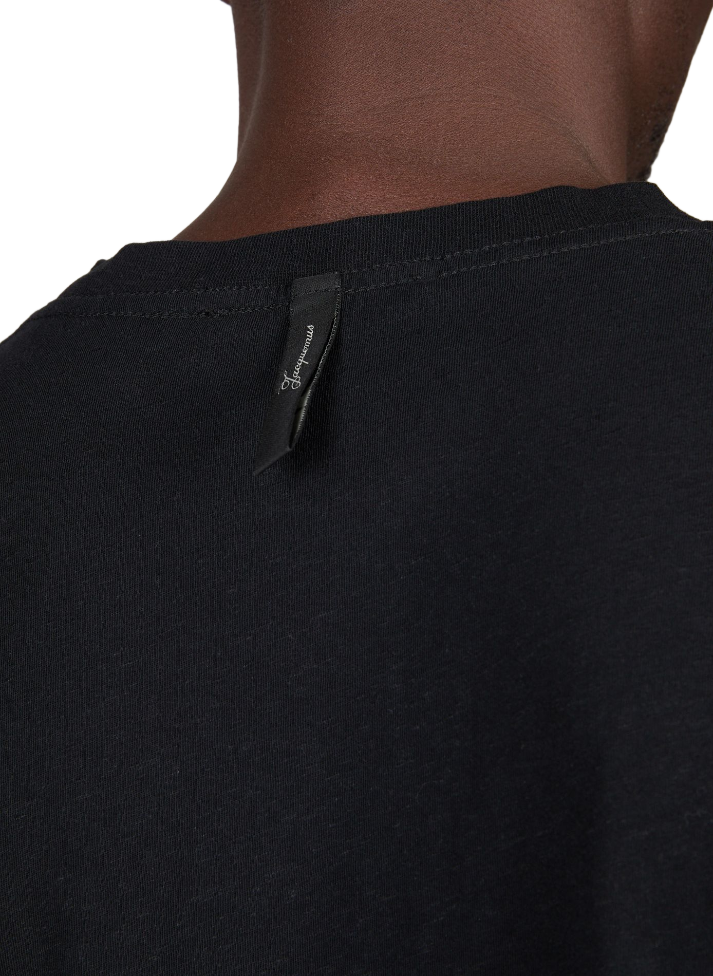 Camiseta con estampado de logo JACQUEMUS Negro
