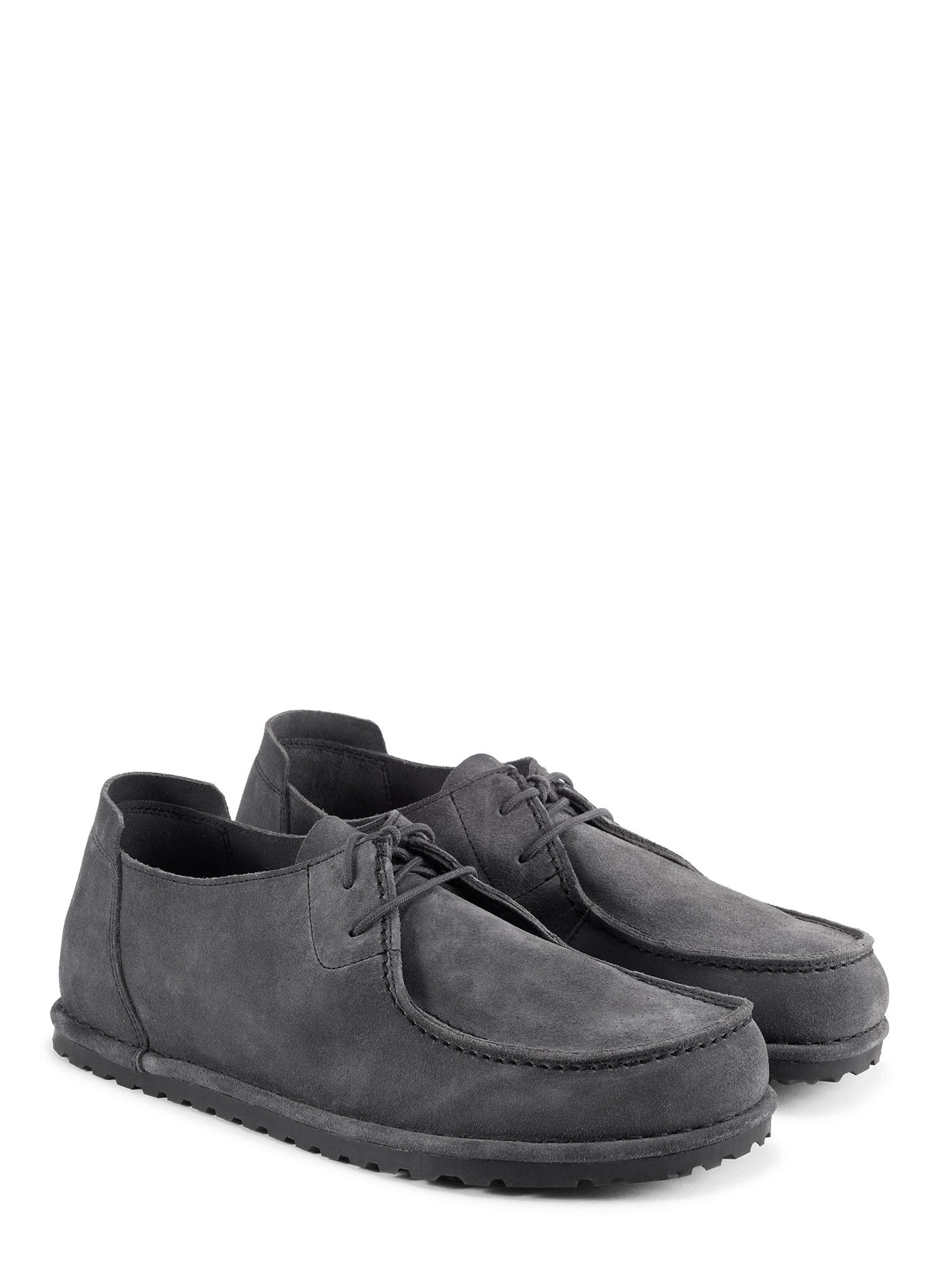 Derbies à lacets Utti Lace en cuir  BIRKENSTOCK Gris