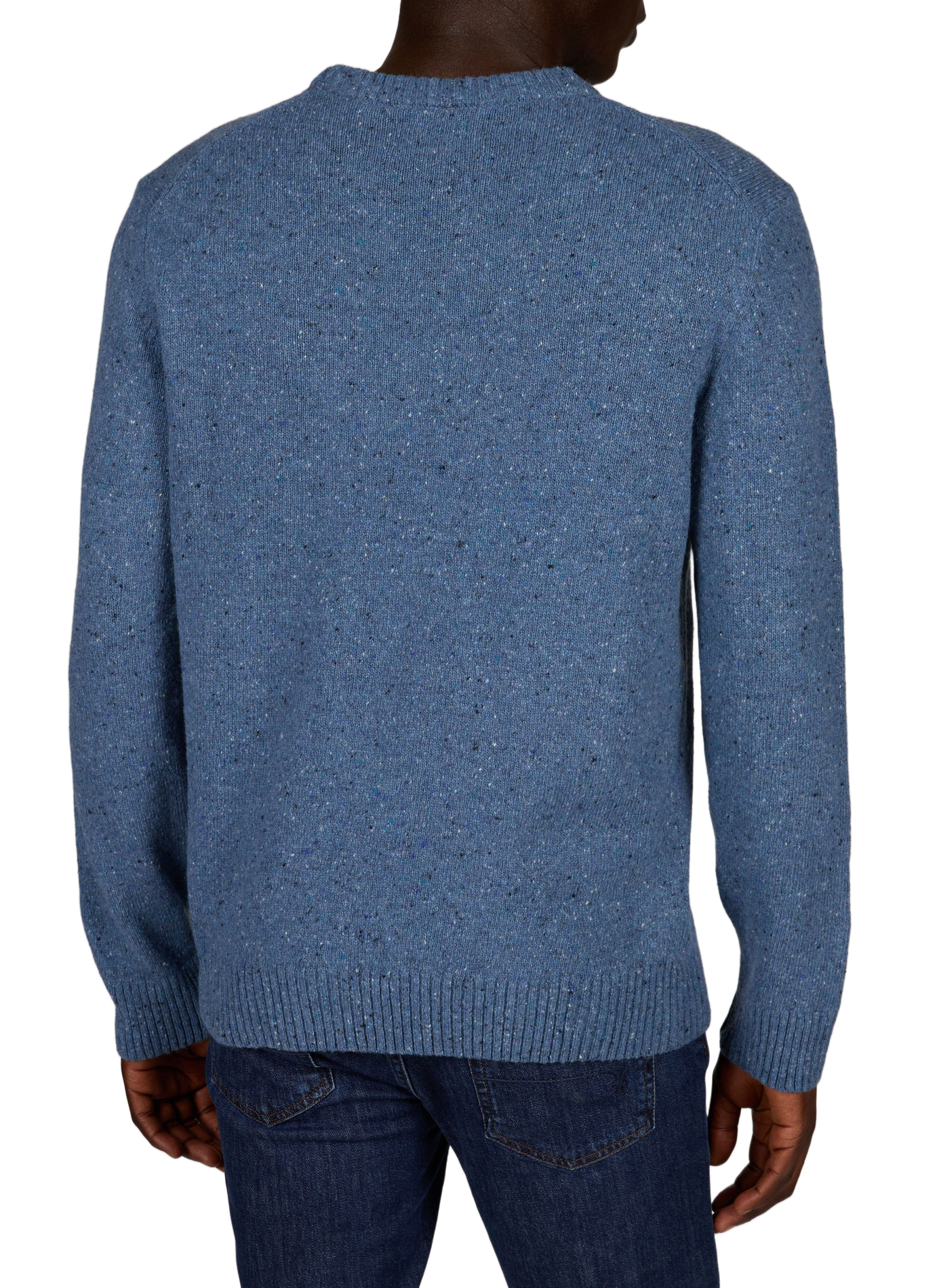 Straight wool blend sweater GANT Blue