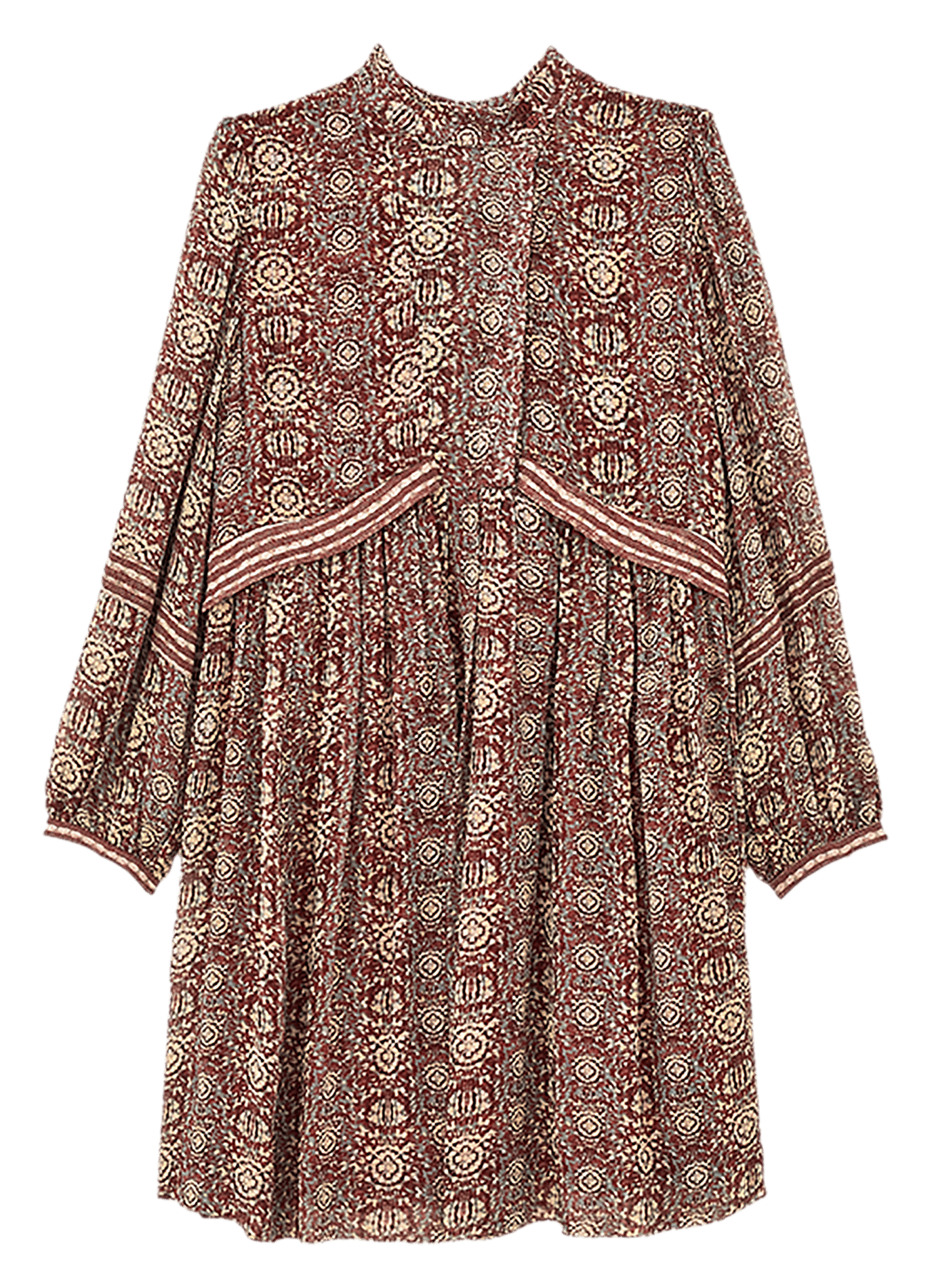 Robe courte ample imprimée dune BA&SH Violet