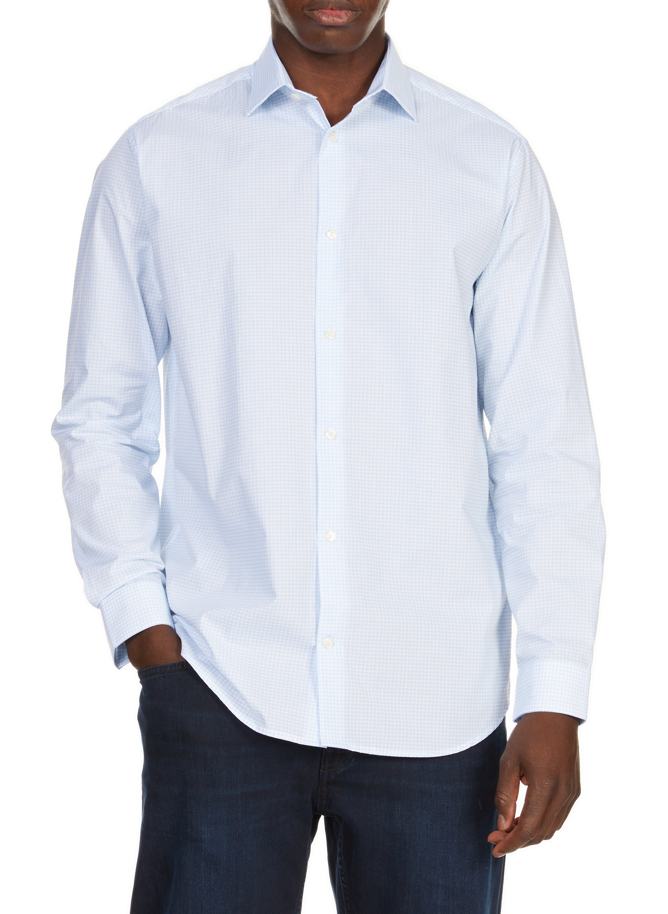 Bedrucktes Hemd AU PRINTEMPS PARIS Blau