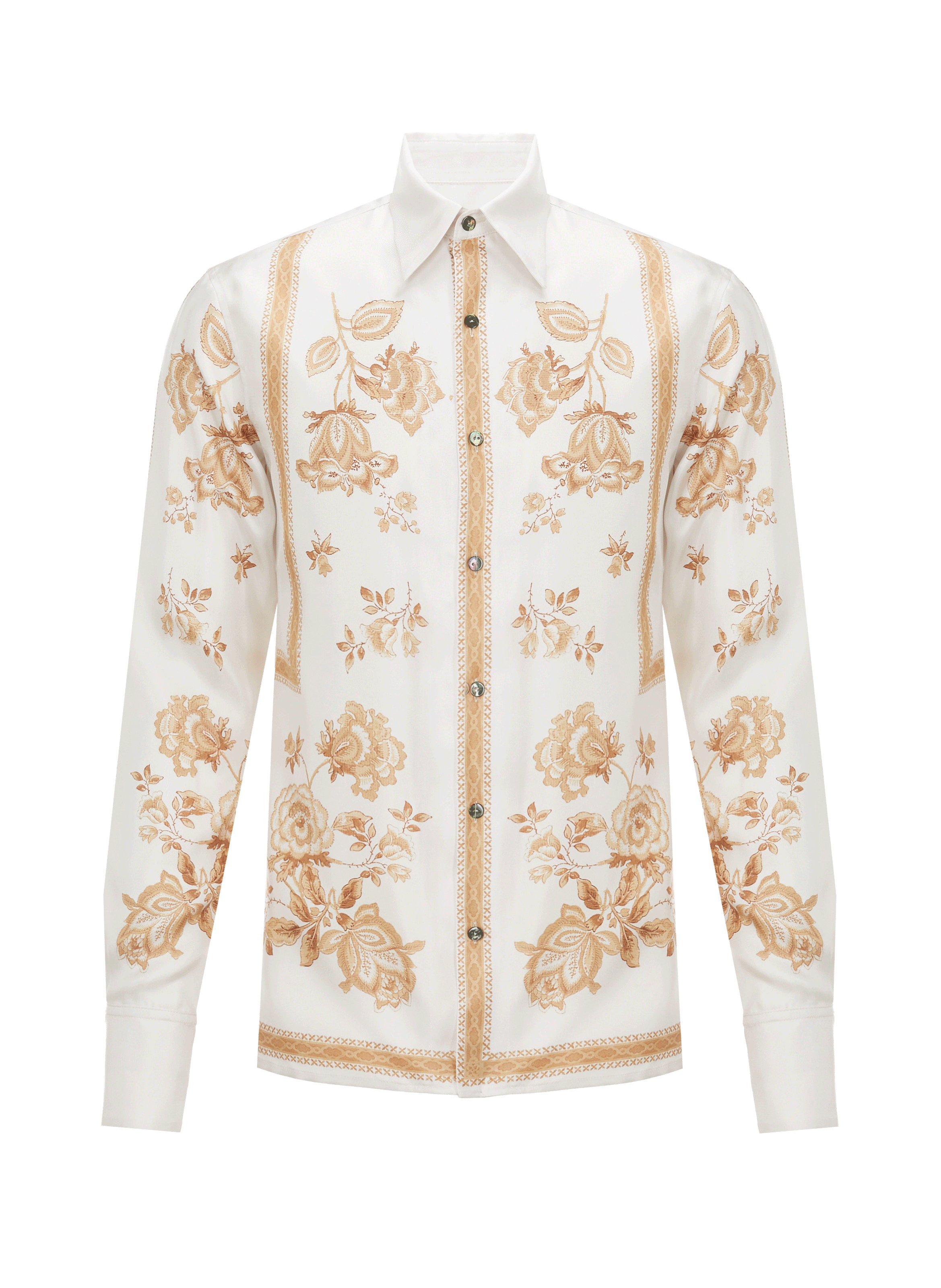 Chemise à imprimé en soie