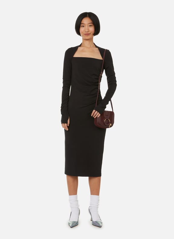 Helmut lang midi dress hotsell