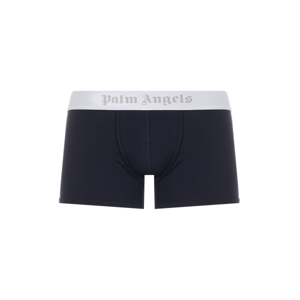 Palm Angels Pack Of Three Cotton Boxers In Black