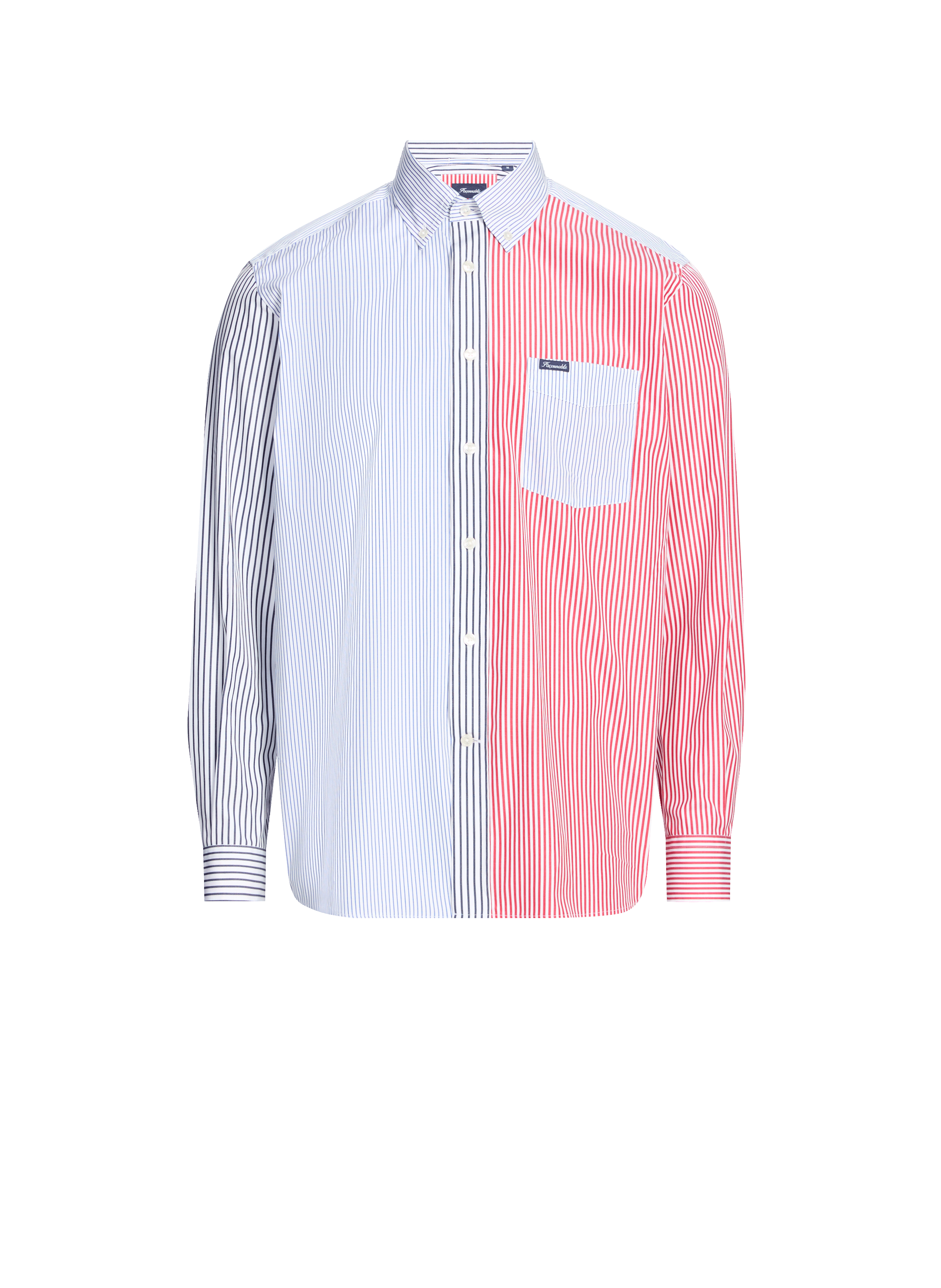 FACONNABLE Chemise à rayures Blanc