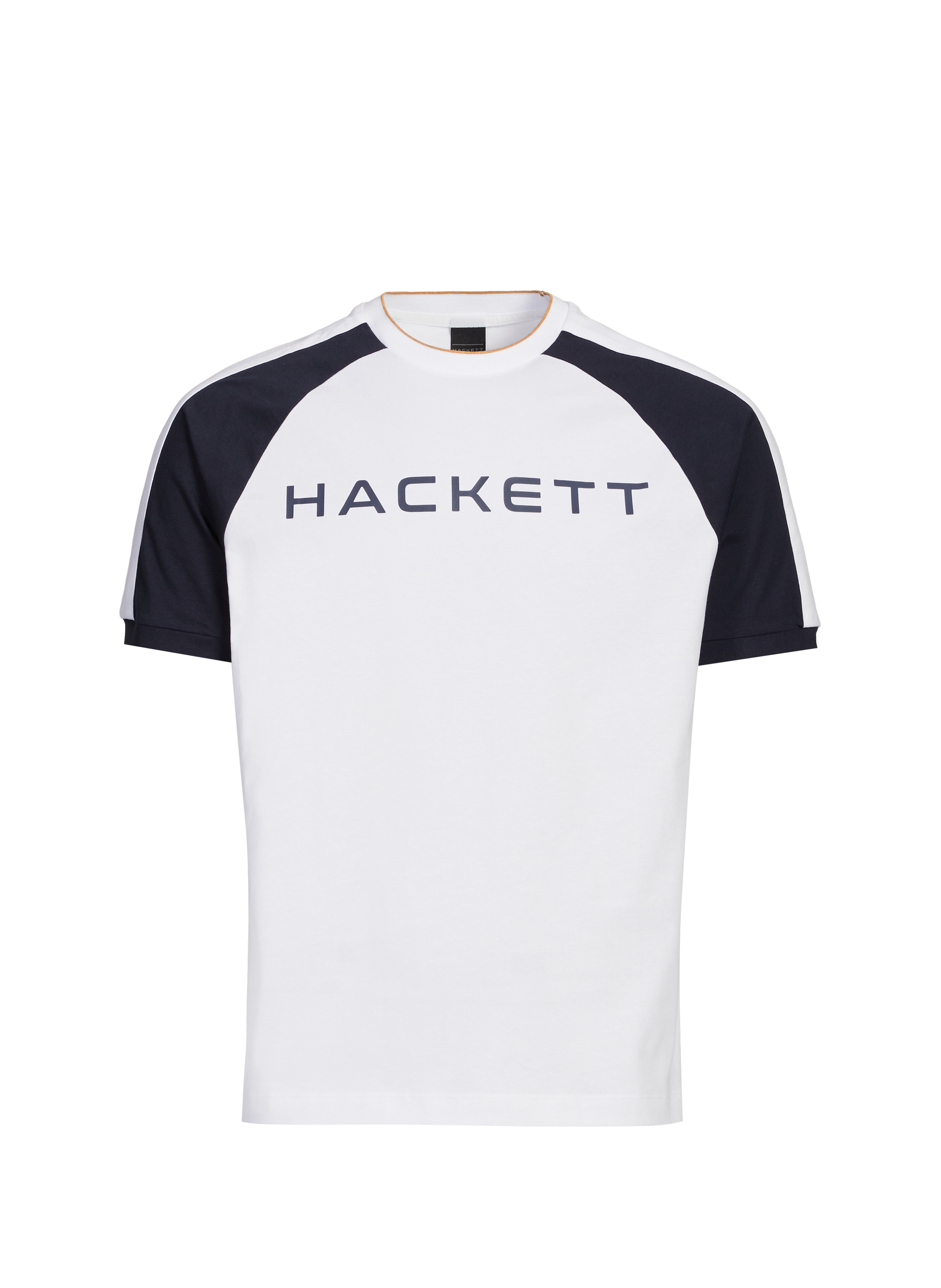 T-shirt à logo en coton  HACKETT Blanc