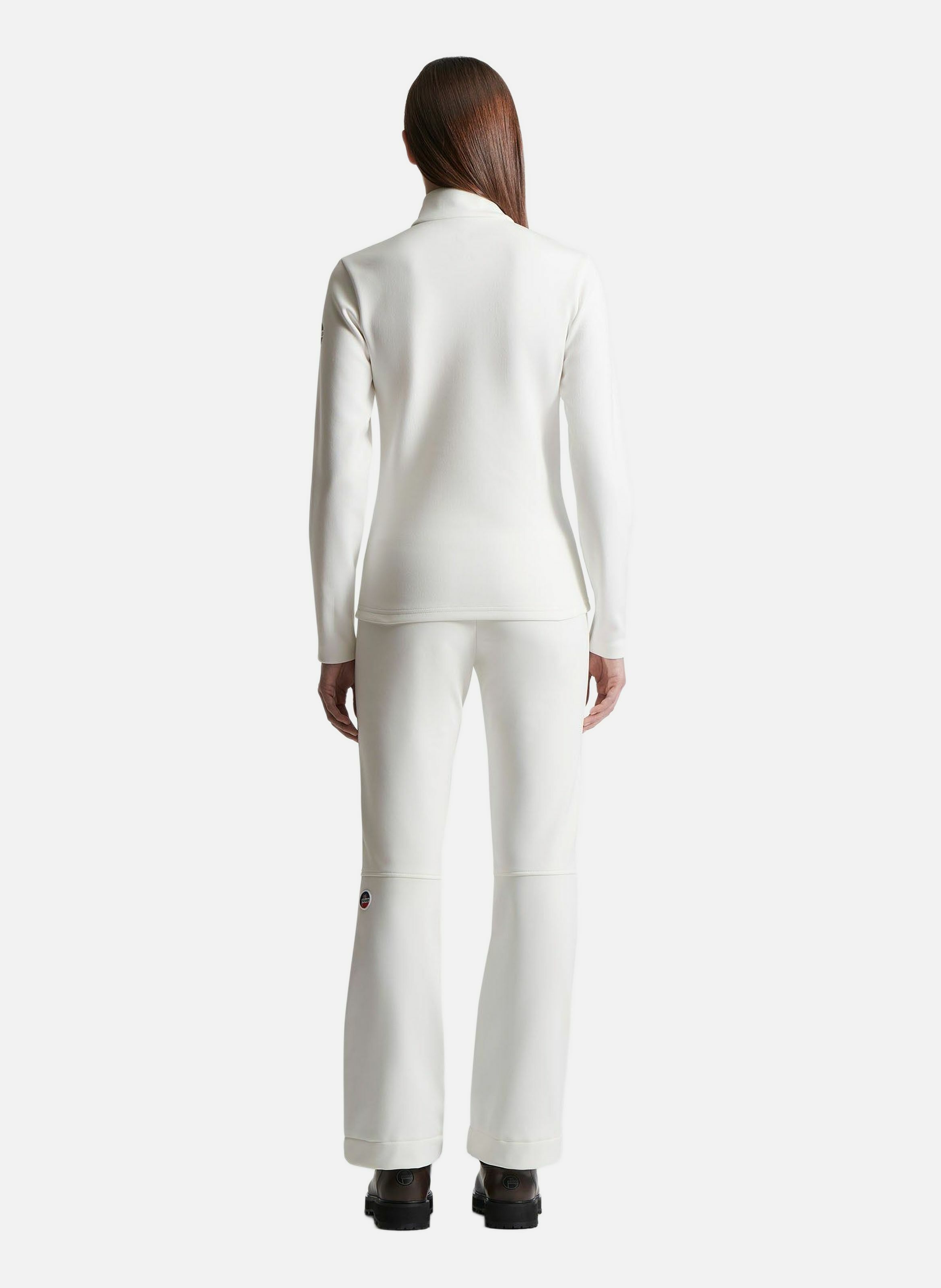 Sous pull orion col montant coupe ajustée FUSALP Blanc