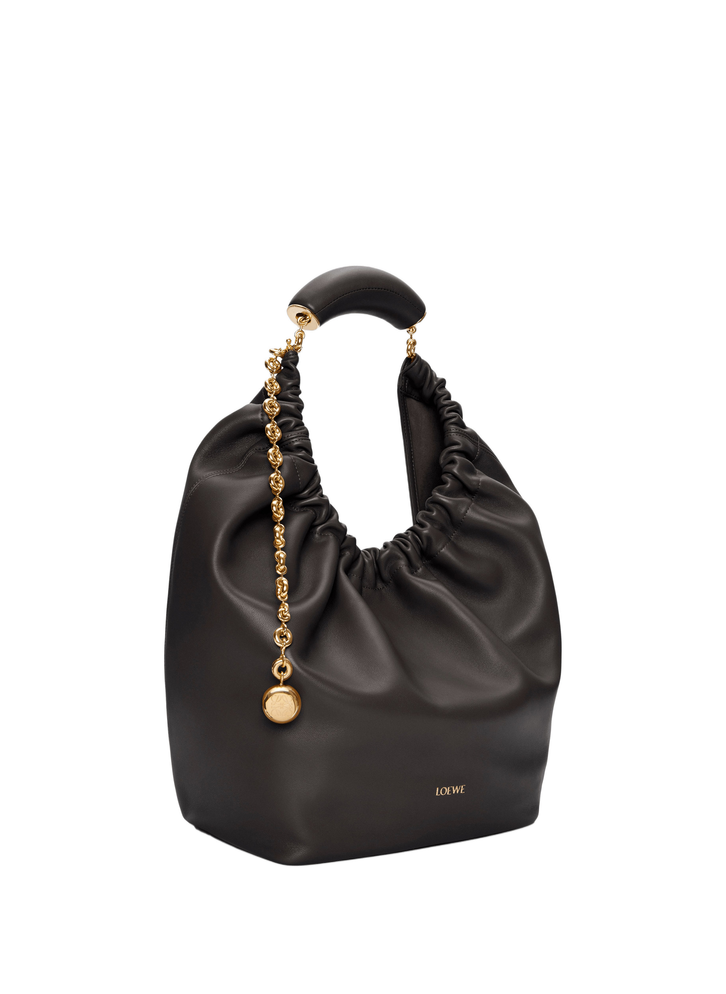 Medium lamb leather Squeeze bag LOEWE Black
